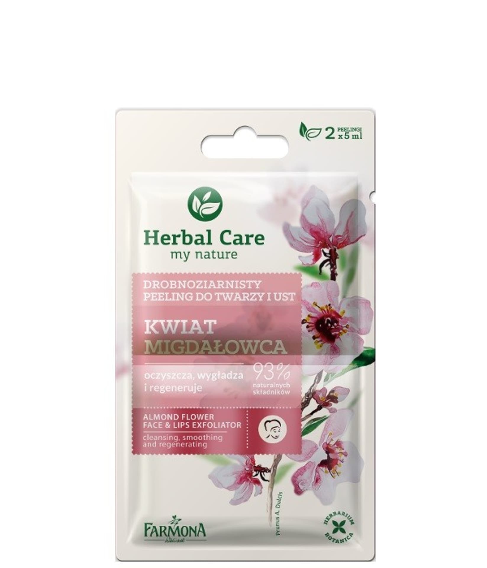 

Farmona Herbal Care Peeling drobnoziarnisty Kwiat Migdałowca - saszetka 5ml x 2