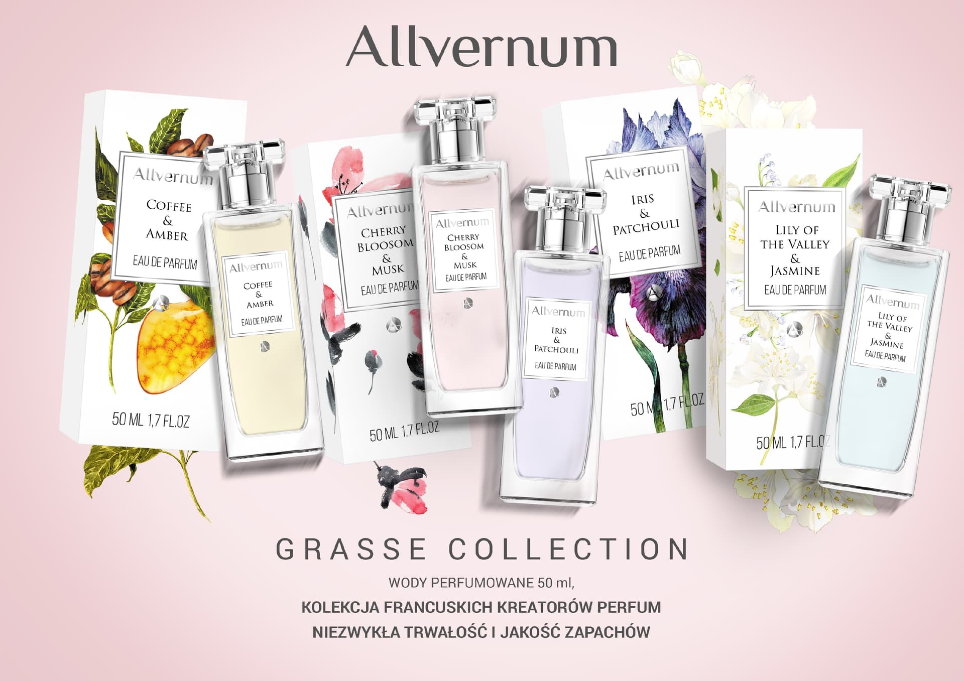 

Allvernum Cherry Bloosom & Musk Woda perfumowana 50 ml