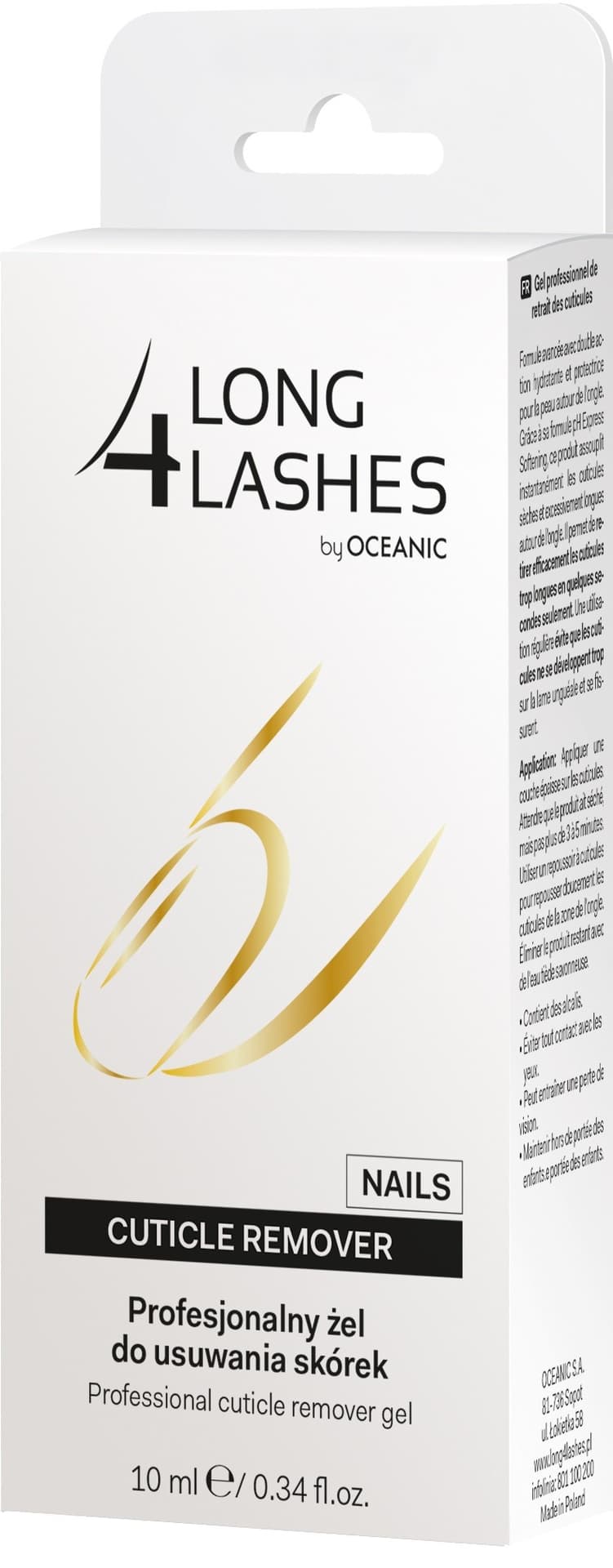 

4 Long Lashes Nails Profesjonalny Żel do usuwania skórek 10ml