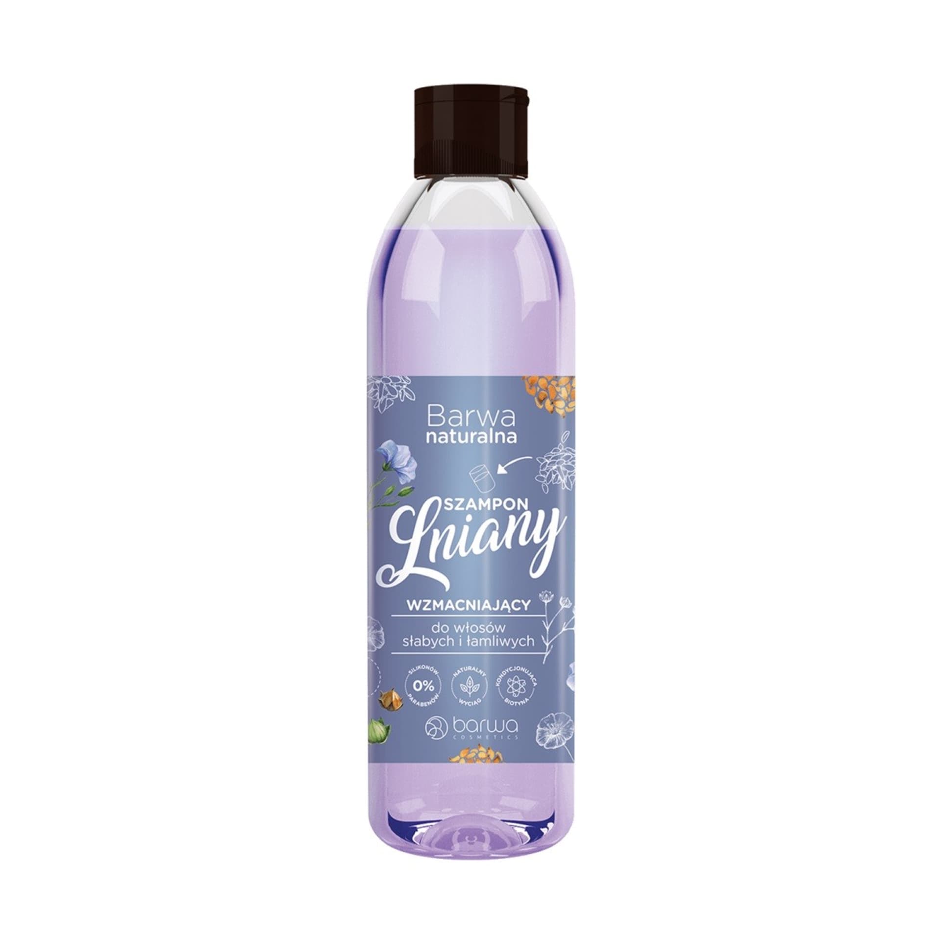 

Barwa Naturalna Szampon do włosów Lniany wzmacniający - włosy słabe i łamliwe 300ml