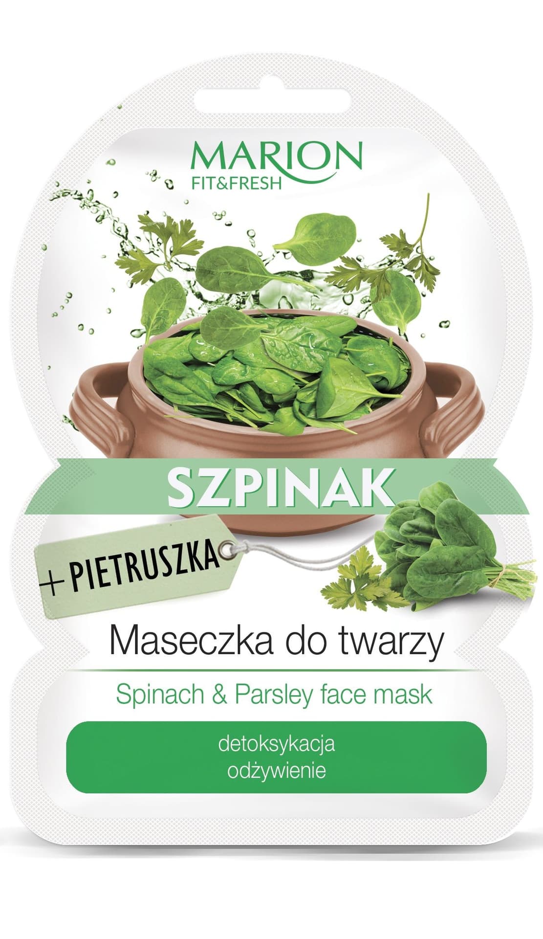 

Marion Fit & Fresh Maseczka do twarzy Szpinak+Pietruszka 9g