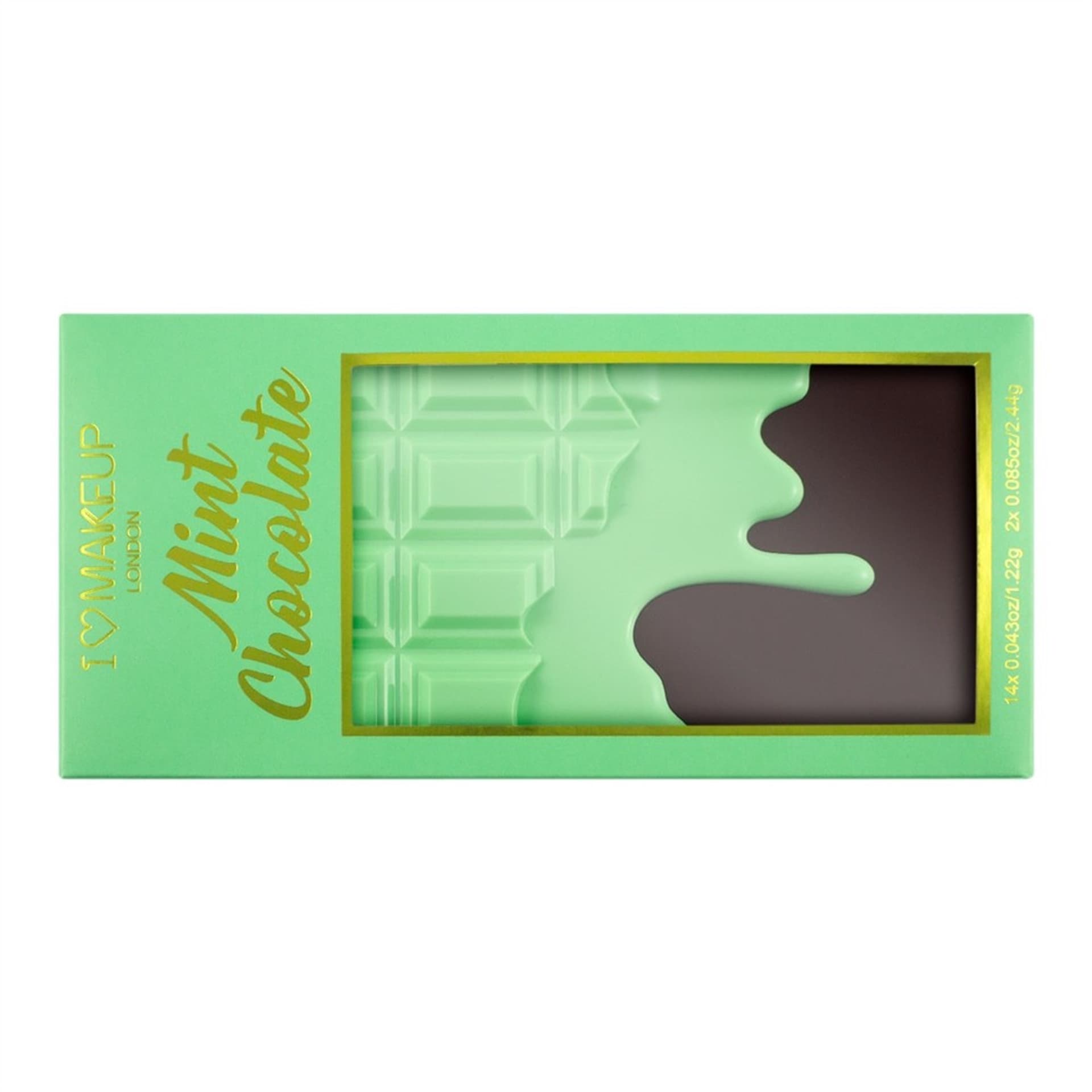 

Makeup Revolution Palette Zestaw cieni do powiek Chocolate Mint 22g (16 kolorów)