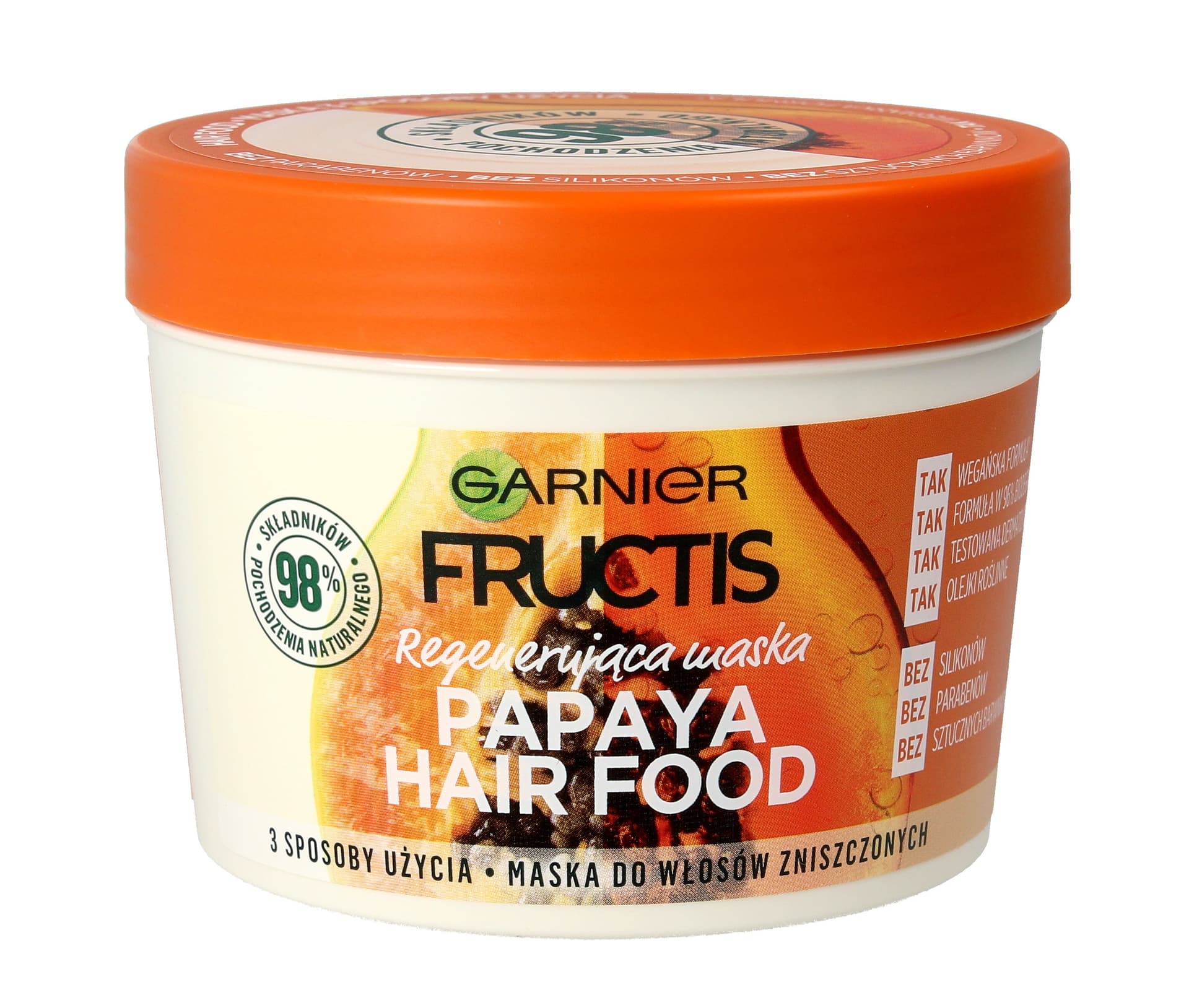 

Fructis Hair Food Maska do włosów regenerująca Papaya 390ml