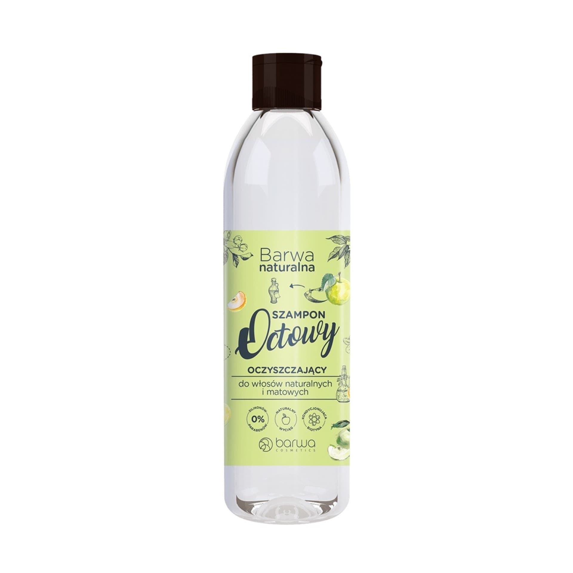 

Barwa Naturalna Szampon do włosów Octowy oczyszczający- włosy naturalne i matowe 300ml