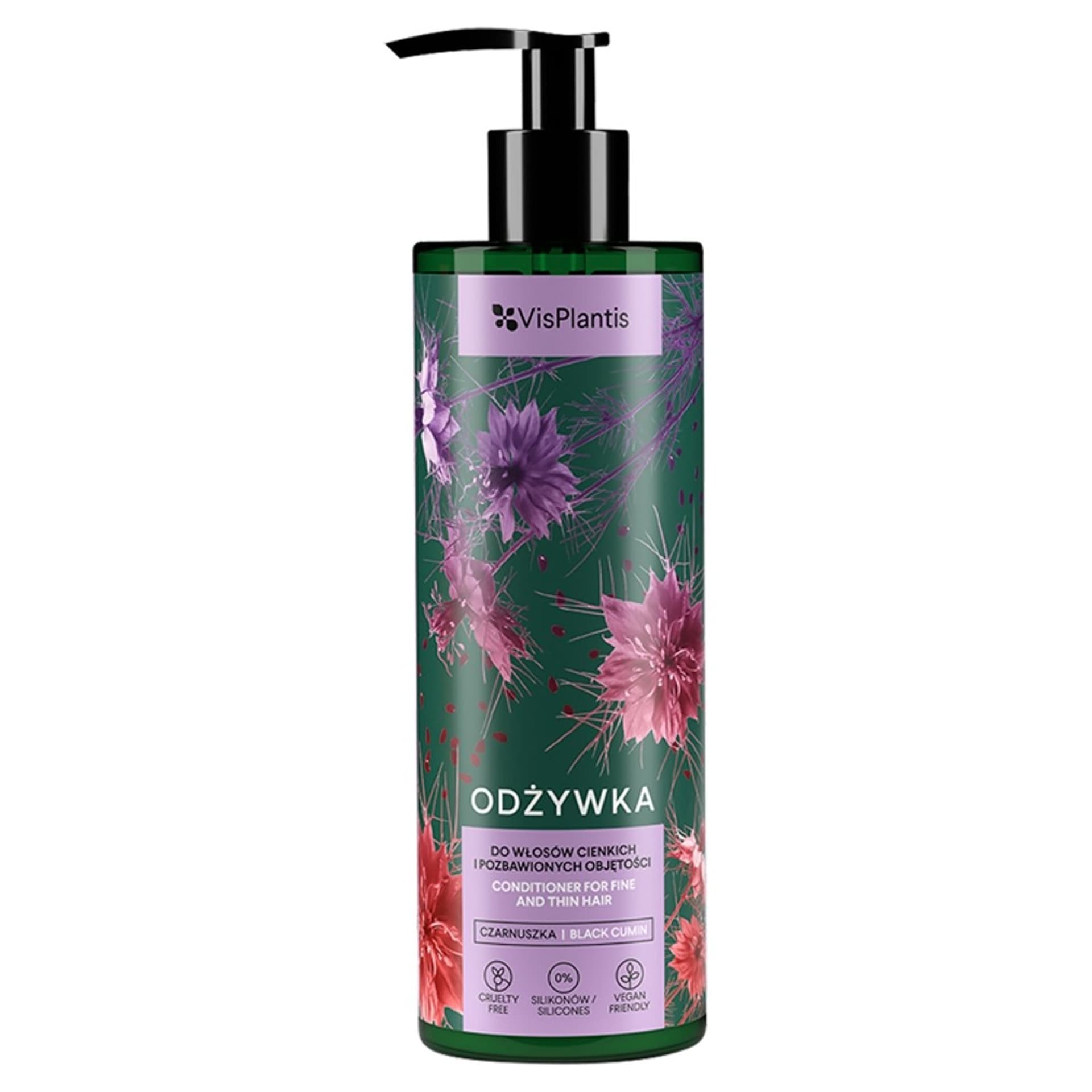 

Vis Plantis Herbal Vital Care Odżywka do włosów cienkich i bez objętości (czarnuszka-bawełna-len) 400ml