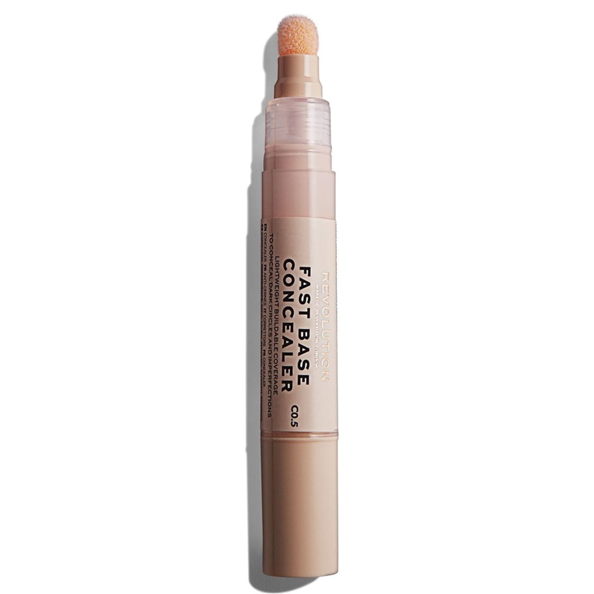 

Makeup Revolution Korektor pod oczy Fast Base Concealer C0.5, 4,5 ml