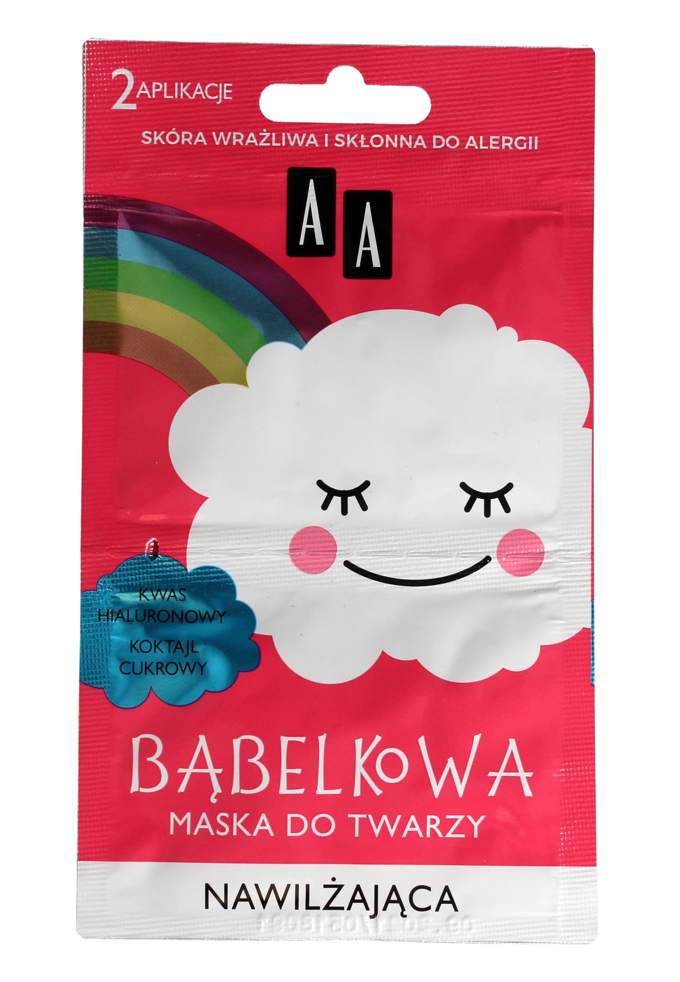 

AA Bąbelkowa Maska do twarzy nawilżająca 4g x 2
