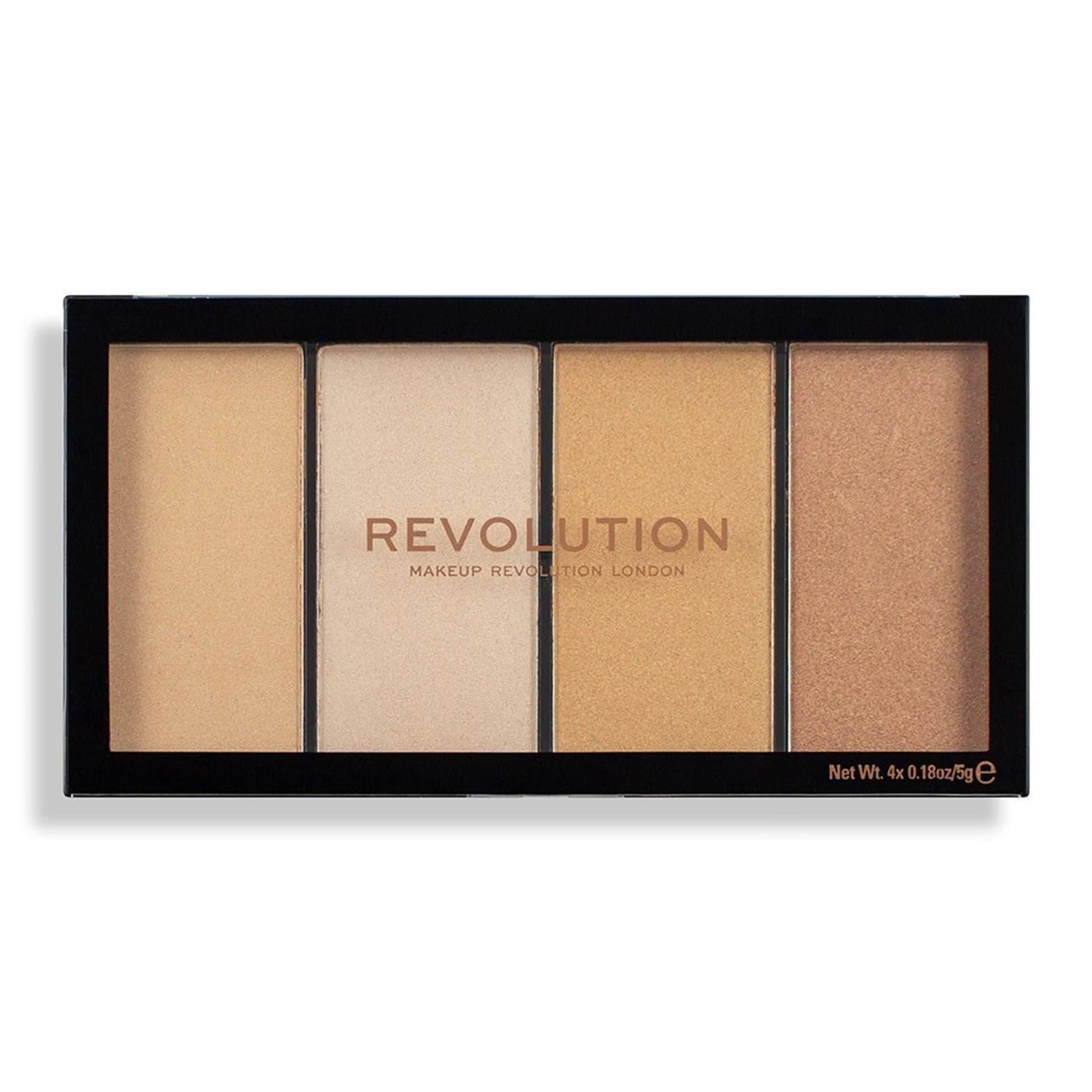 

Makeup Revolution Paleta rozświetlaczy Reloaded Lustre Lights Warm 4x5g