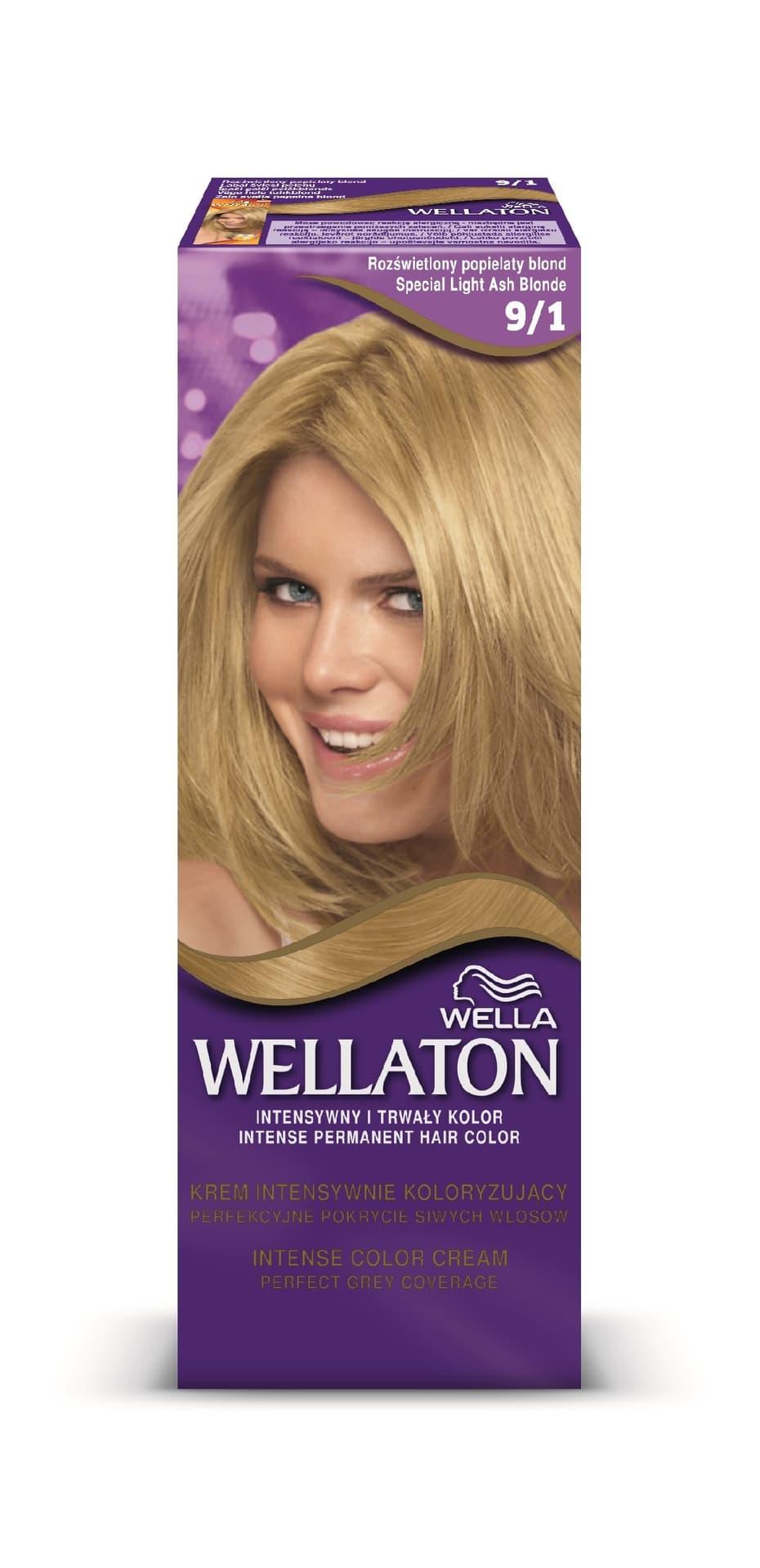 

Wella Wellaton Krem intensywnie koloryzujący nr 9/1 Rozświetlony Popielaty Blond 1op.