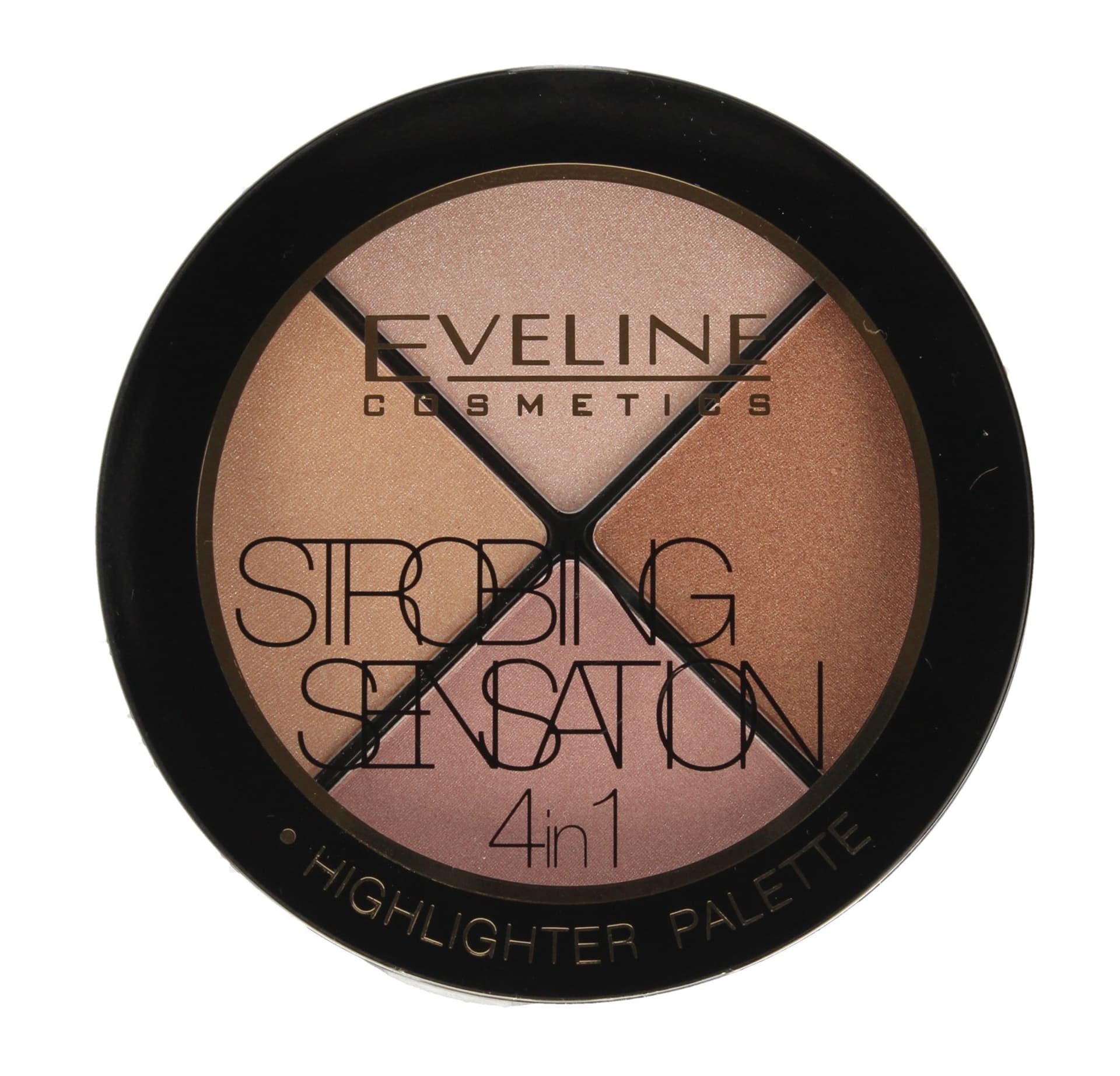

Eveline Strobing Sensation 4in1 Zestaw rozświetlaczy do twarzy 12g