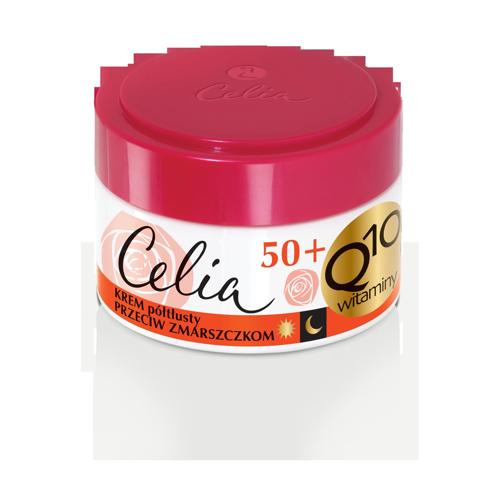 

Celia Q10 Witaminy 50+ Krem półtłusty przeciw zmarszczkom na dzień i noc 50ml