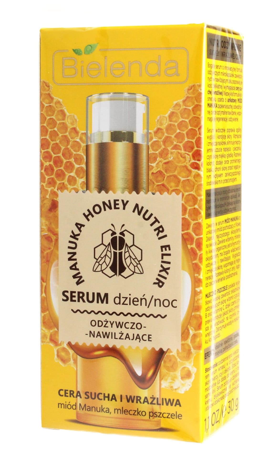

Bielenda Manuka Honey Nutri Elixir Serum odżywczo-nawilżające na dzień i noc 30g