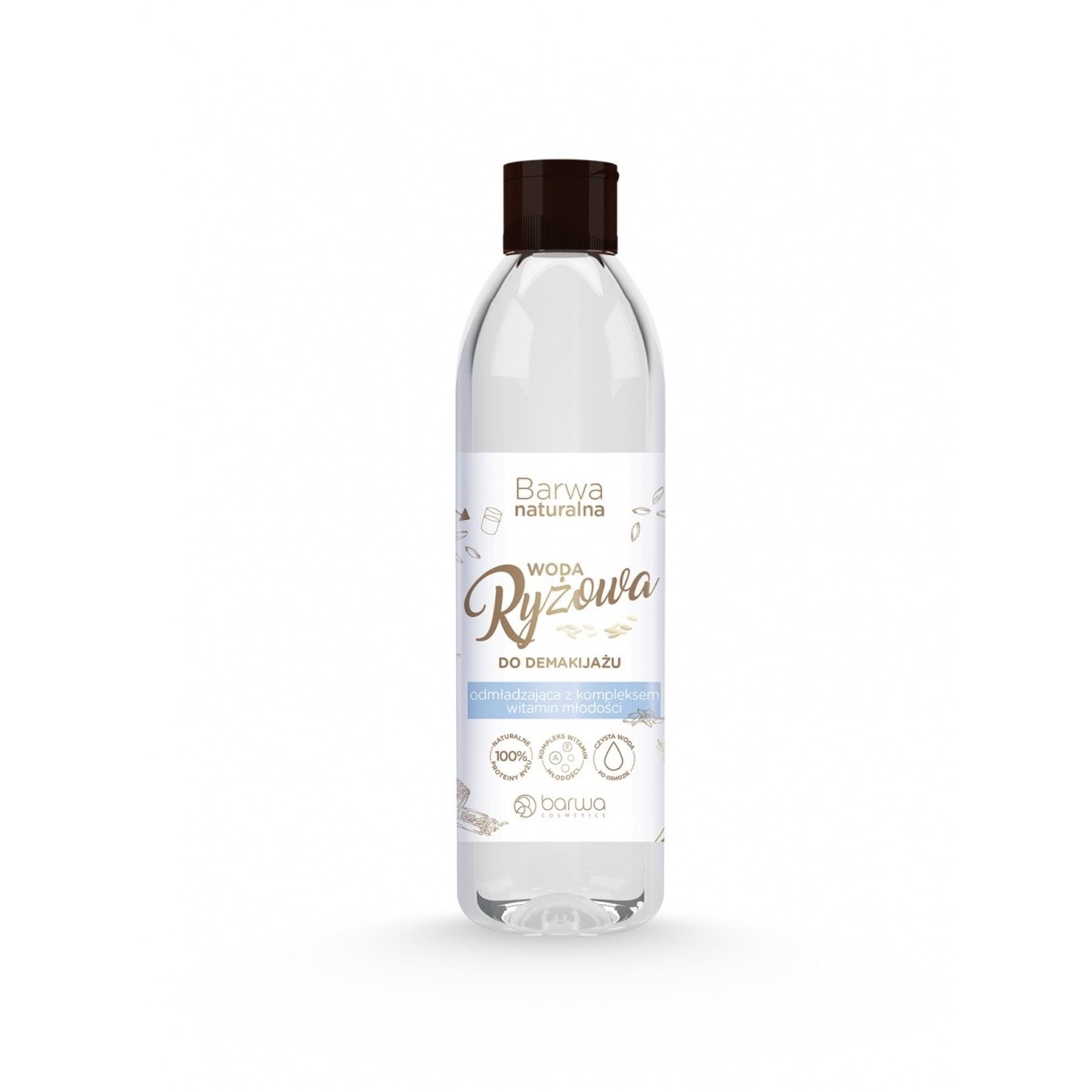 

Barwa Naturalna Woda Ryżowa do demakijażu odmładzająca-cera dojrzała,normalna i mieszana 300ml
