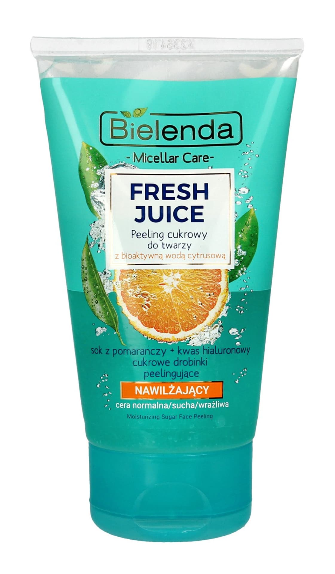 

Bielenda Fresh Juice Peeling cukrowy nawilżający z wodą cytrusową Pomarańcza 150g