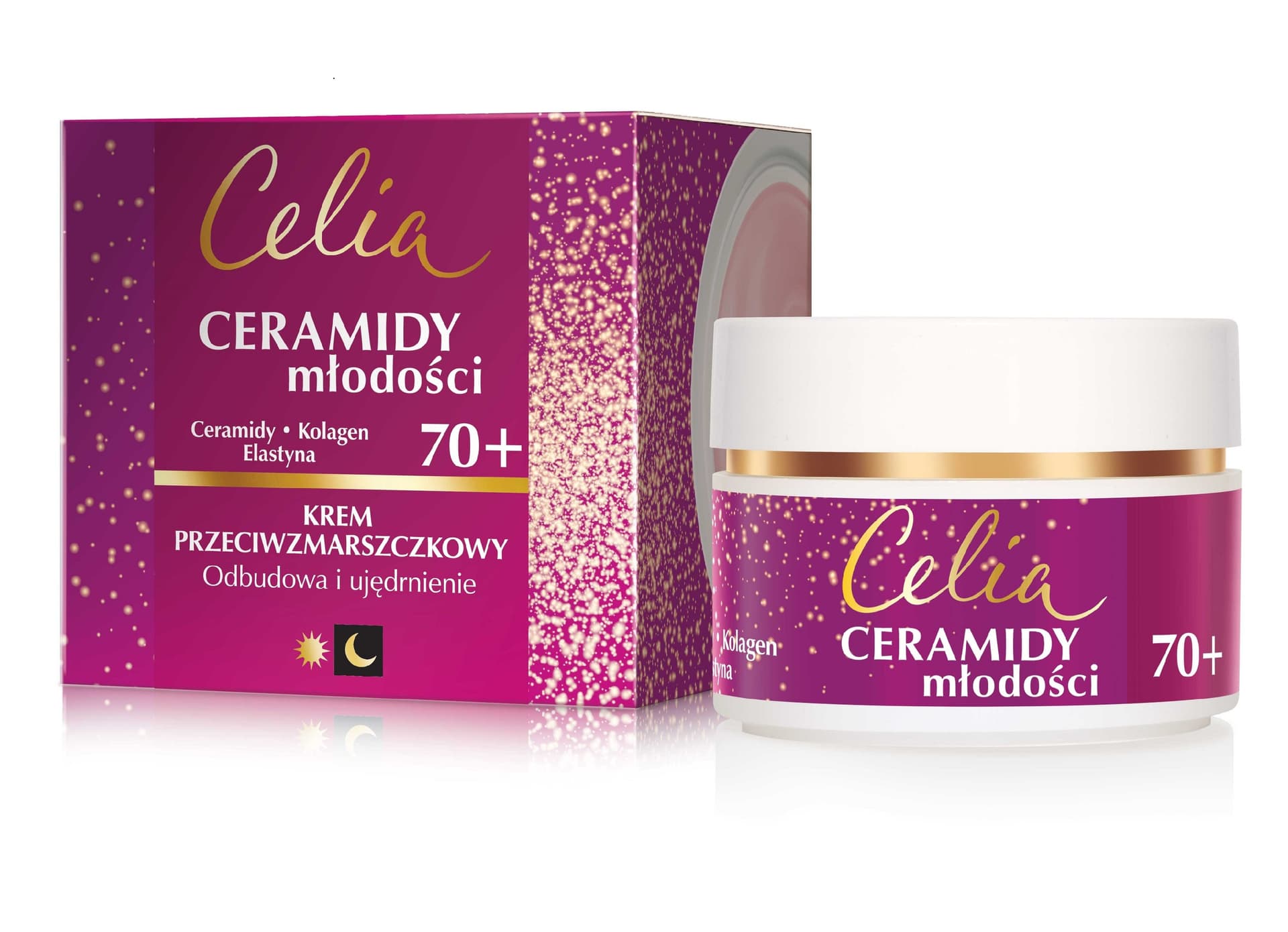 

Celia Ceramidy Młodości 70+ Krem przeciwzmarszczkowy na dzień i noc 50ml