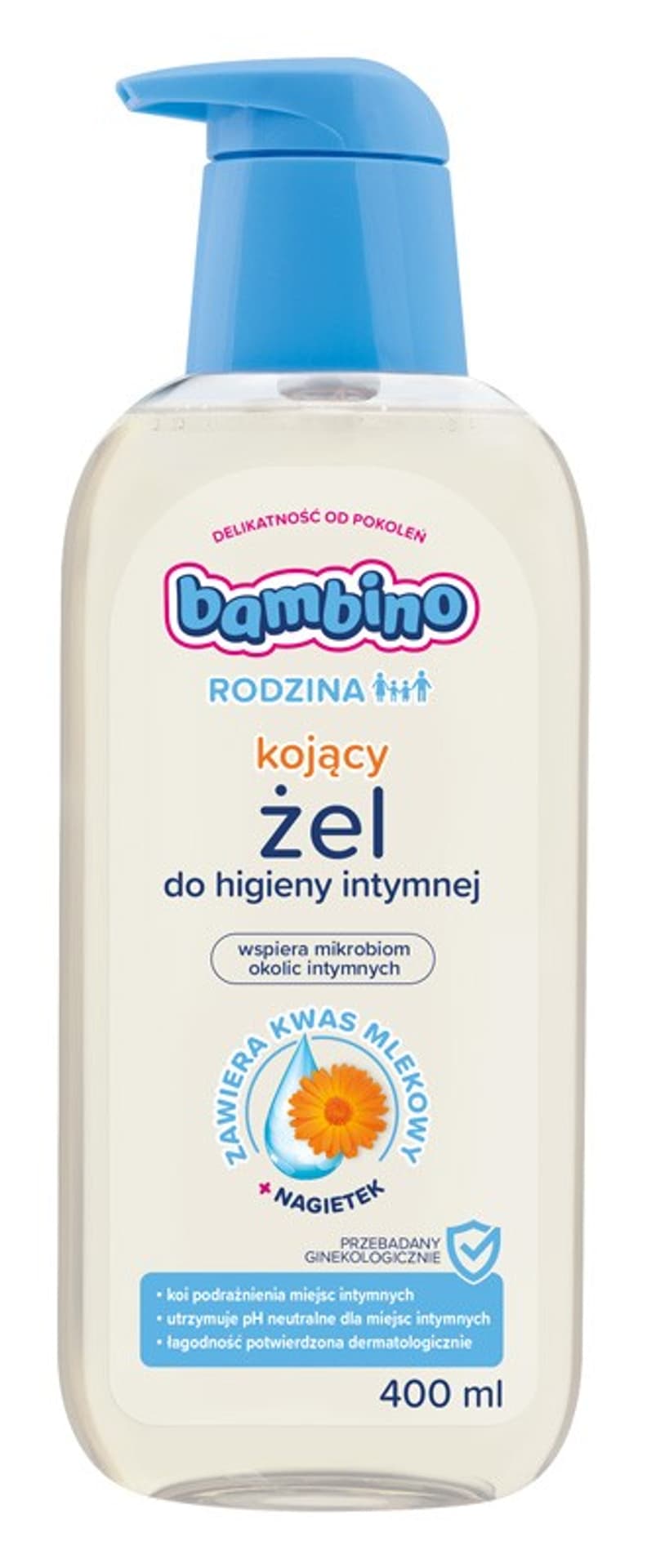 

Bambino Rodzina Żel do higieny intymnej kojący Nagietek 400ml