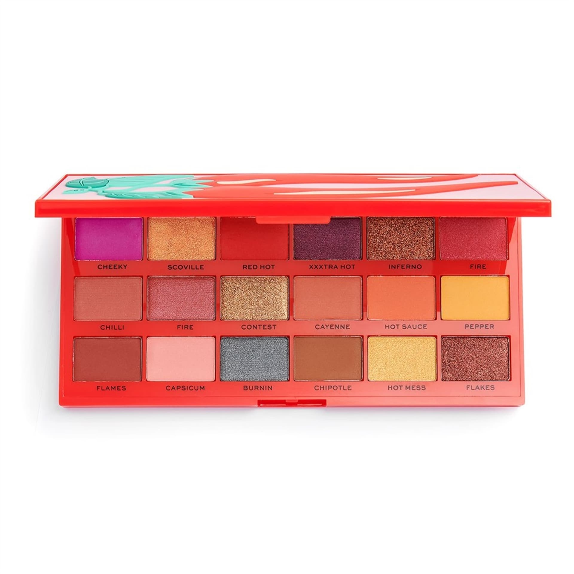 

Makeup RevolutionTasty Palette Paletka cieni do powiek (18) Chilli 1szt, 18) chilli 1sz