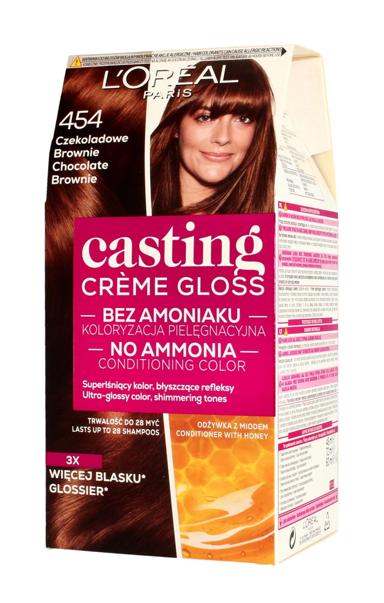 

Casting Creme Gloss Krem koloryzujący nr 454 Czekoladowe Brownie 1op.