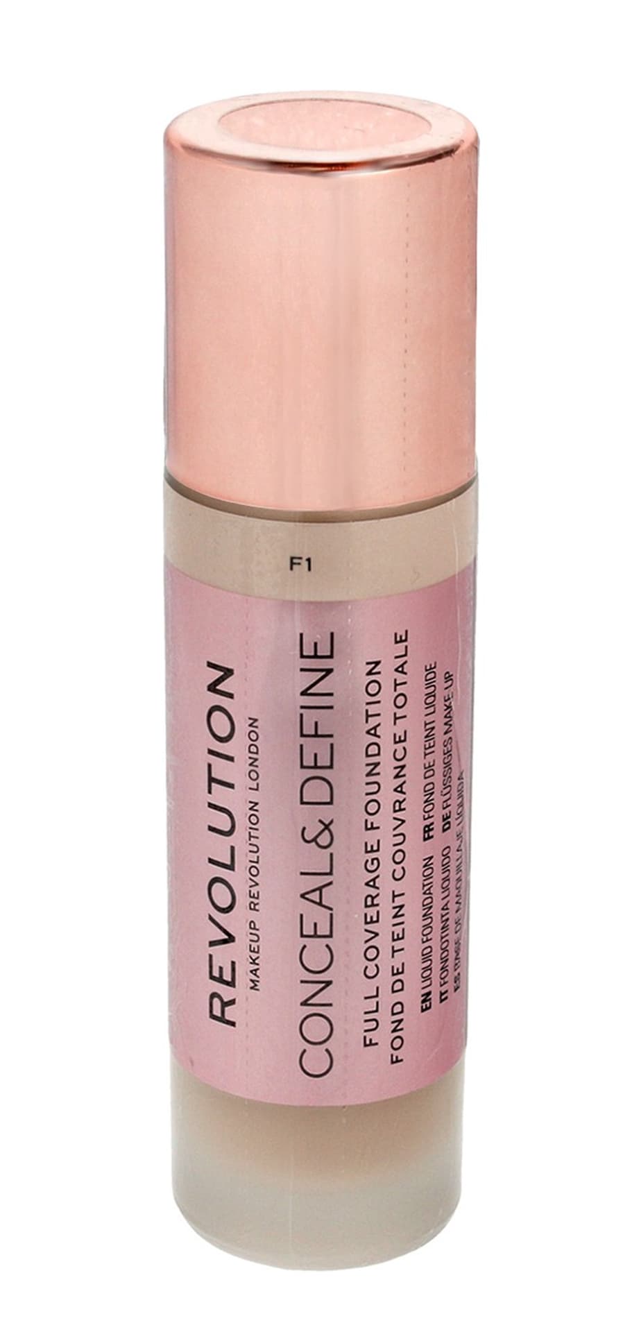 

Makeup Revolution Conceal & Define Foundation Podkład kryjący F1 23ml