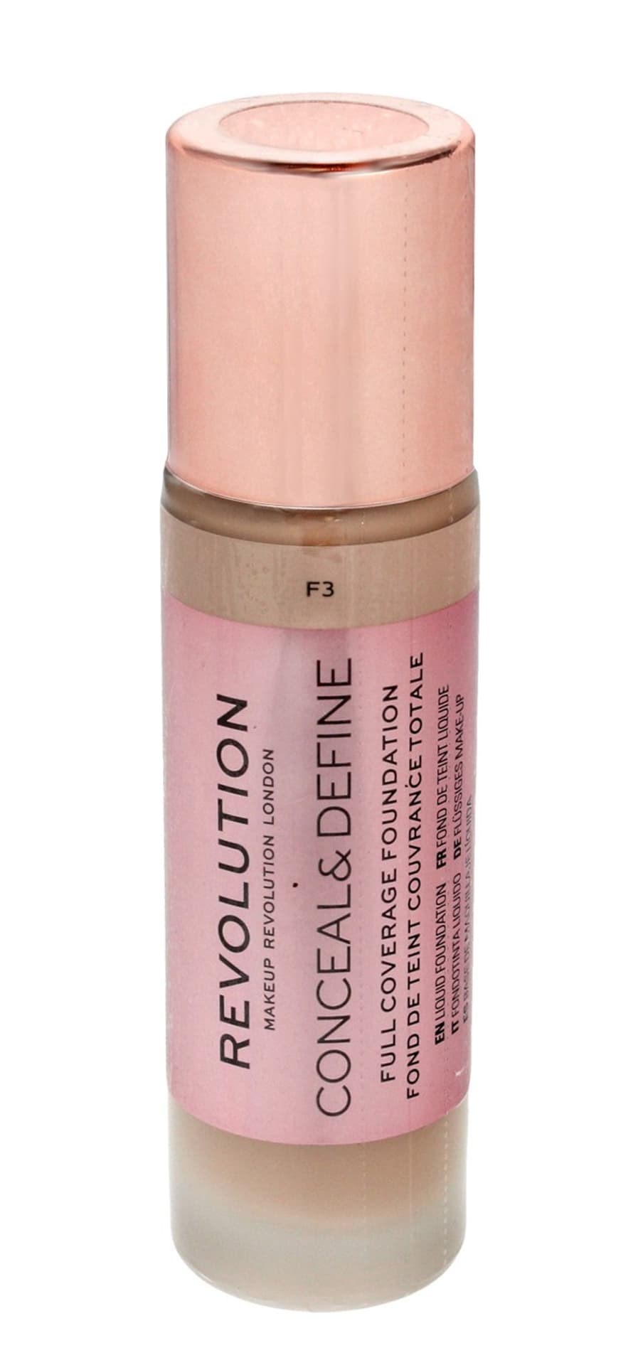 

Makeup Revolution Conceal & Define Foundation Podkład kryjący F3 23ml