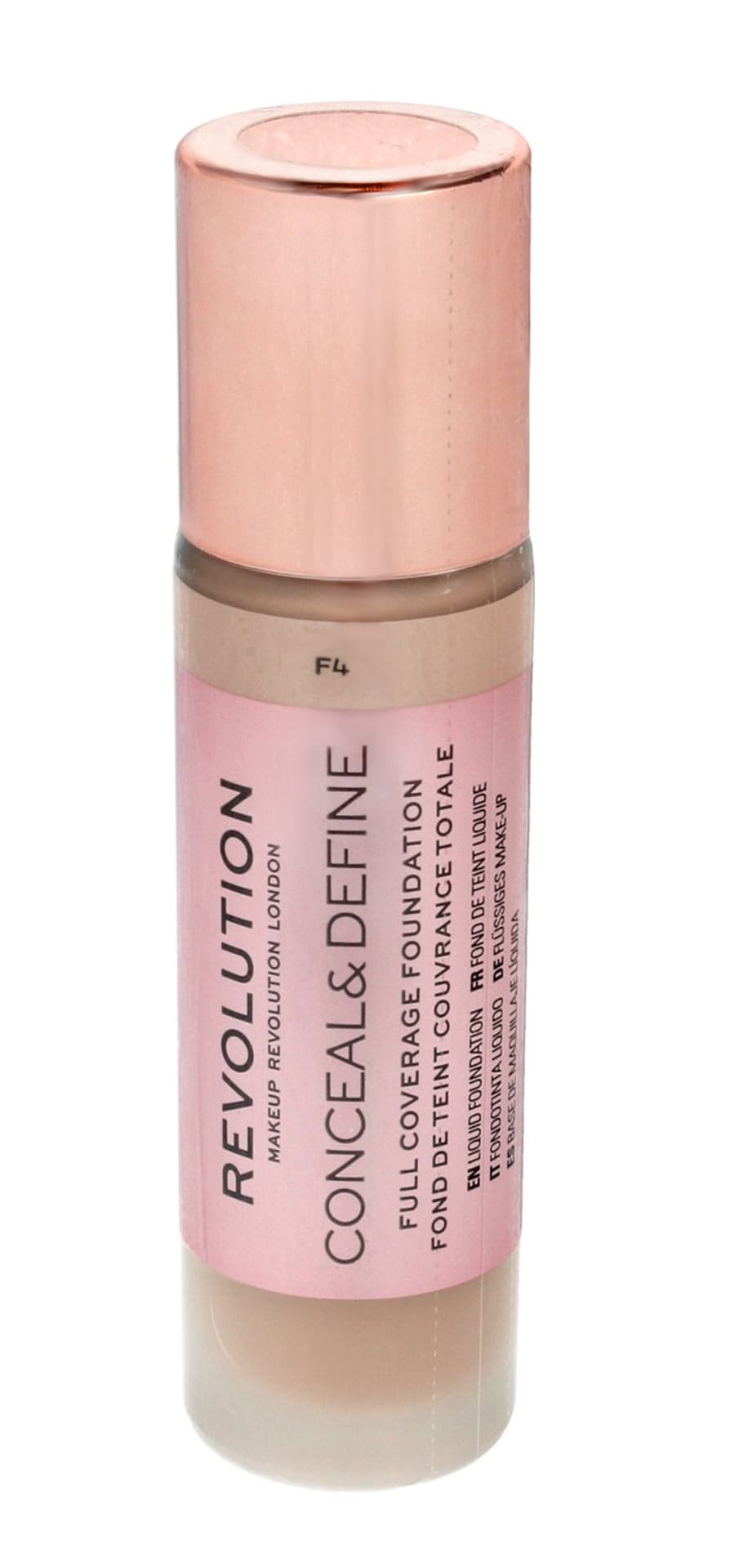 

Makeup Revolution Conceal & Define Foundation Podkład kryjący F4 23ml