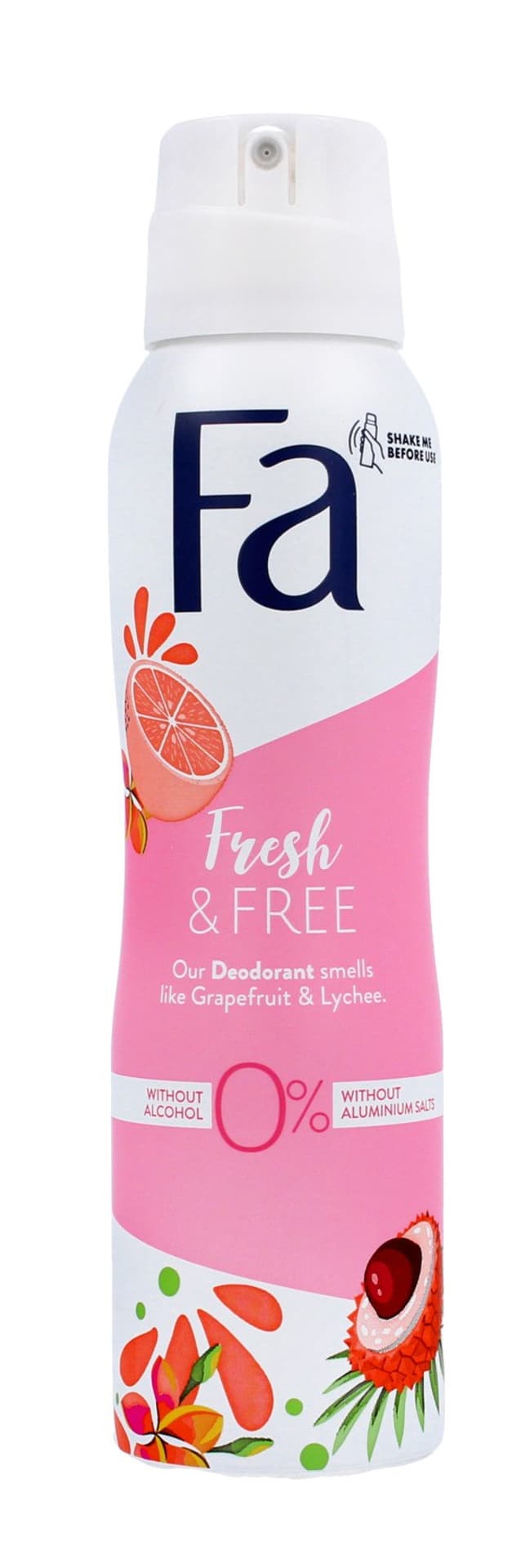 

Fa Fresh & Free 48H Dezodorant spray Grapefruit & Lychee 150ml
