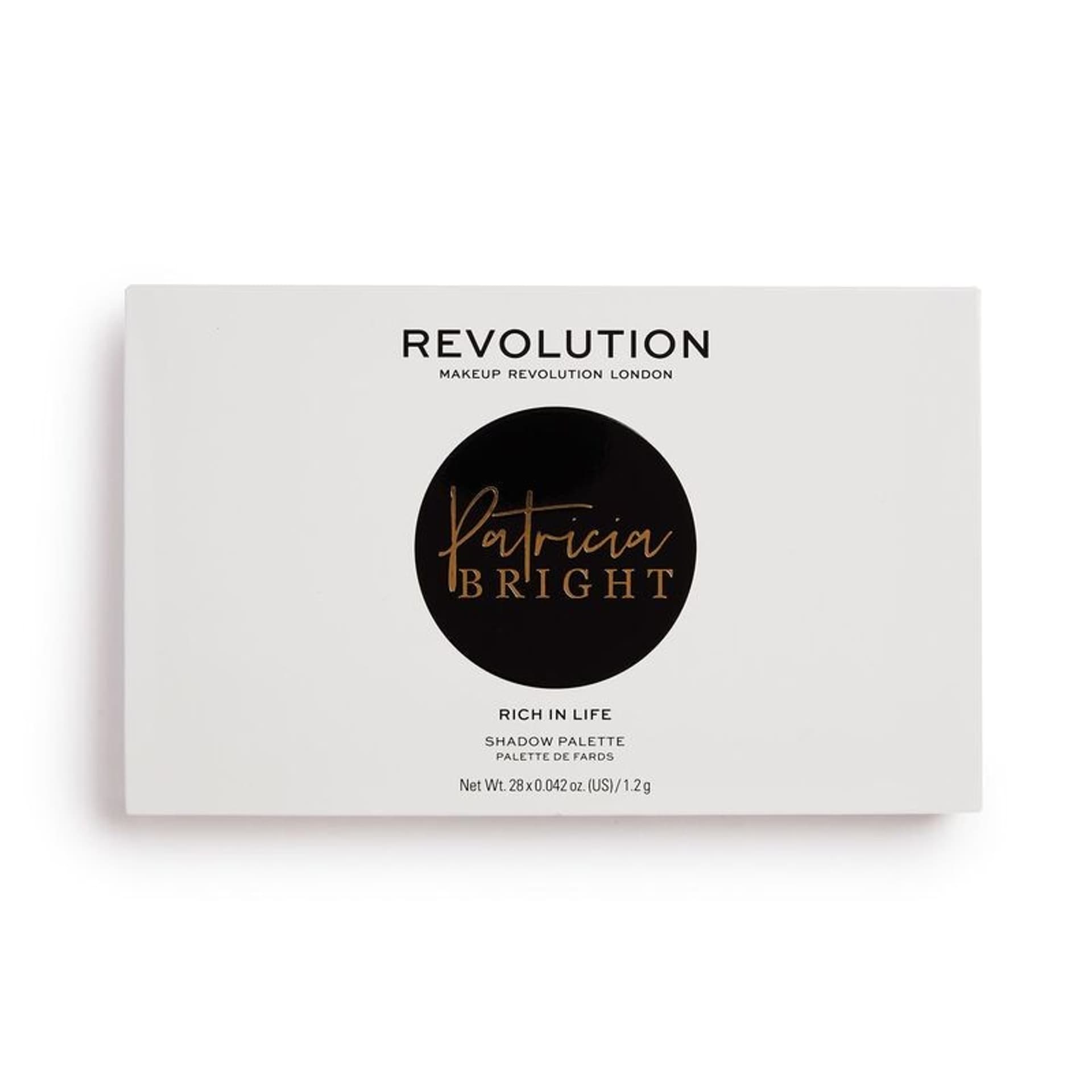 

Makeup Revolution X Patricia Bright Paleta Cieni do powiek (28) Rich in Life 1szt, 28) rich in life 1sz