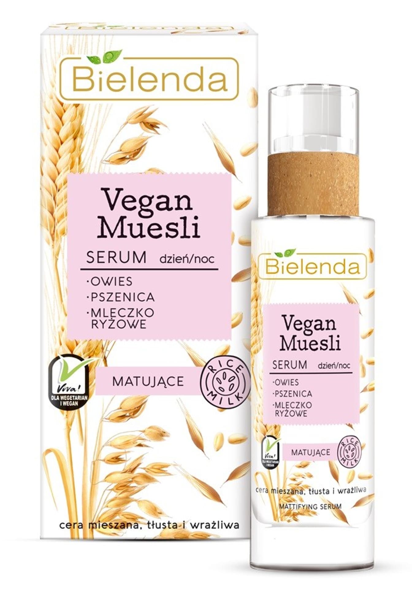 

Bielenda Vegan Muesli Serum matujące na dzień i noc - cera mieszana,tłusta,wrażliwa 30ml