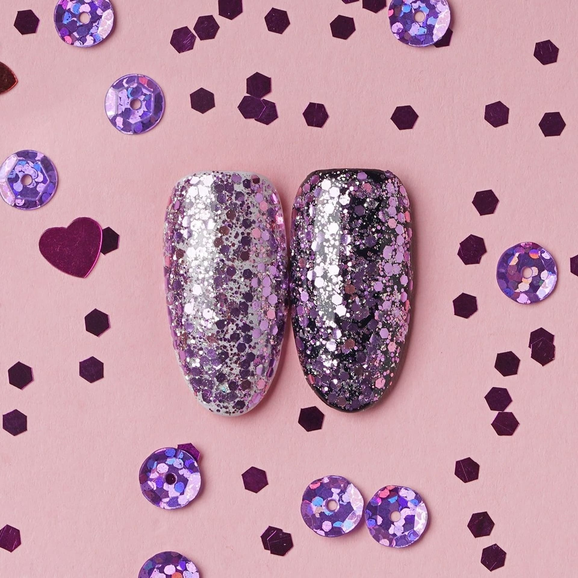 

Hi Hybrid Glam Brokat na paznokcie #508 Pink Glitter 1.3g
