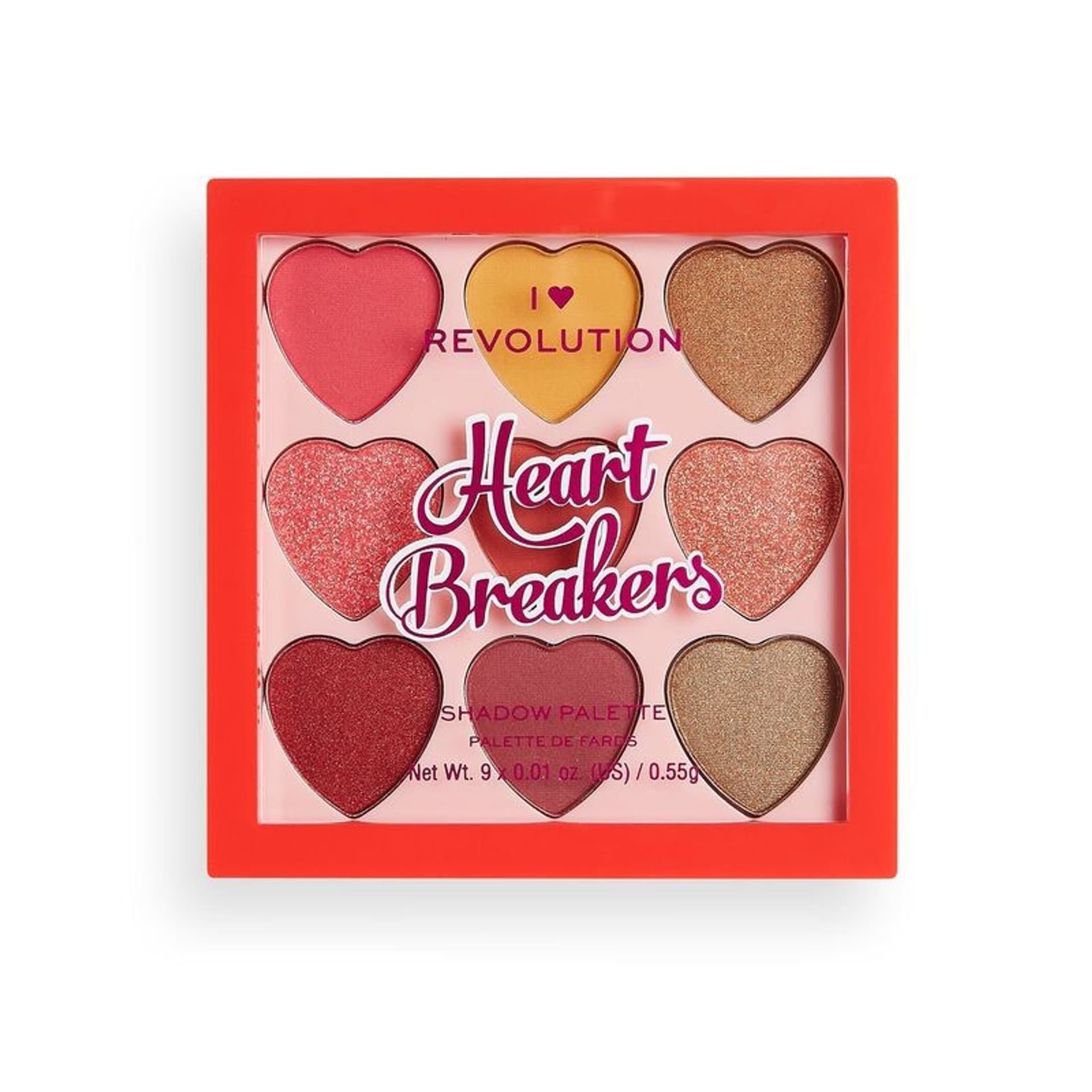 

Makeup Revolution Paleta cieni Heartbreakers Courage