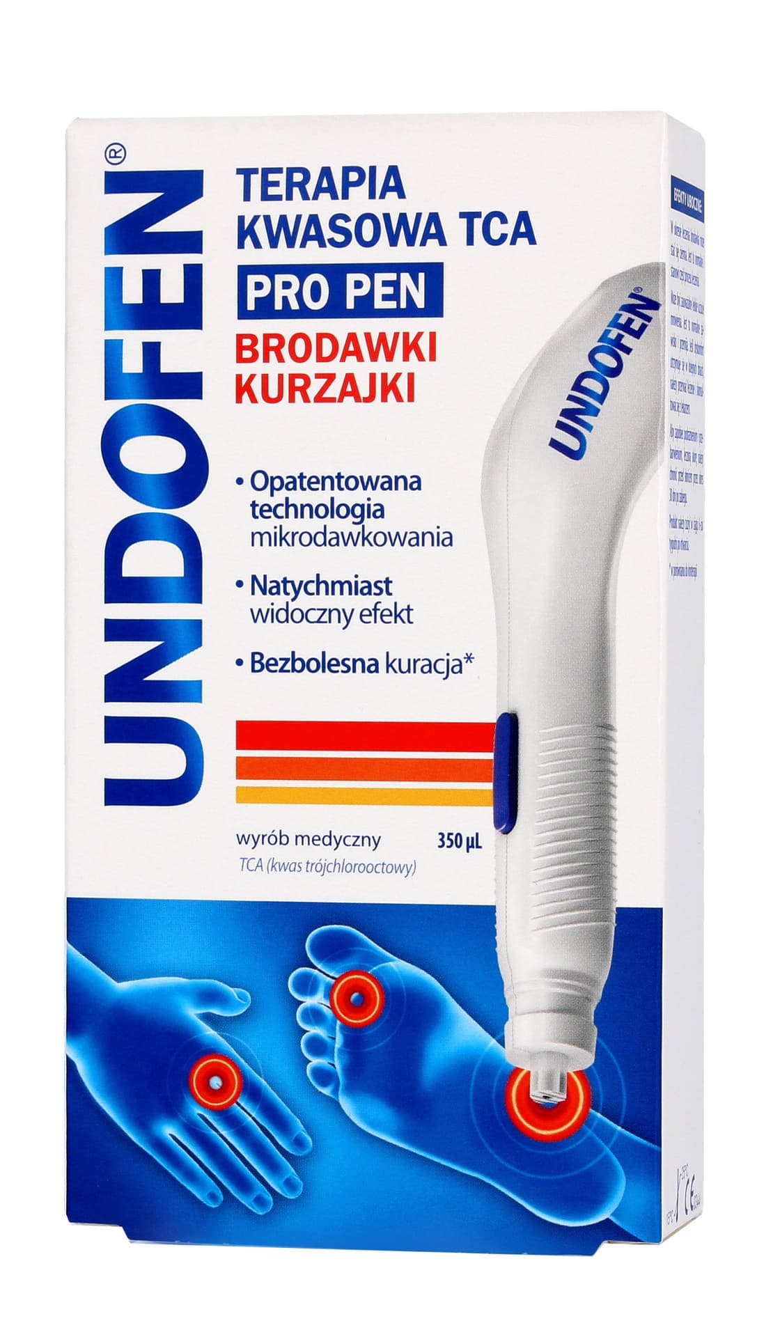 

Undofen Terapia kwasowa TCA Pro Pen 2.0 na kurzajki i brodawki 0,35ml