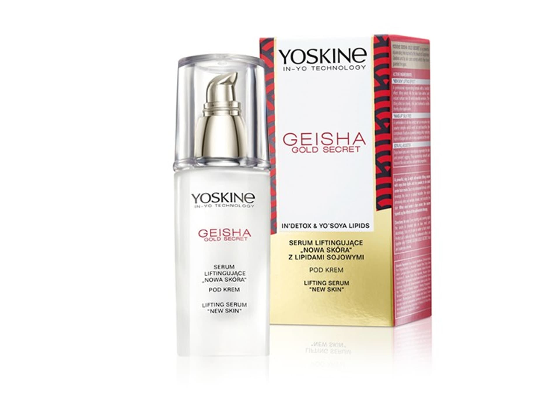 

Yoskine Geisha Gold Secret Serum liftingujące "Nowa Skóra" pod krem 30ml