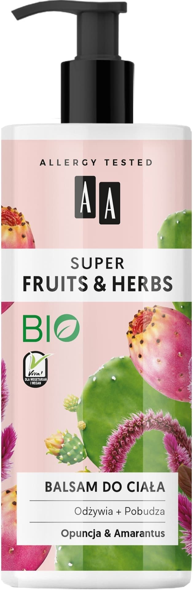 

AA Super Fruits & Herbs Balsam do ciała odżywczo-pobudzający Opuncja i Amarantus 500ml