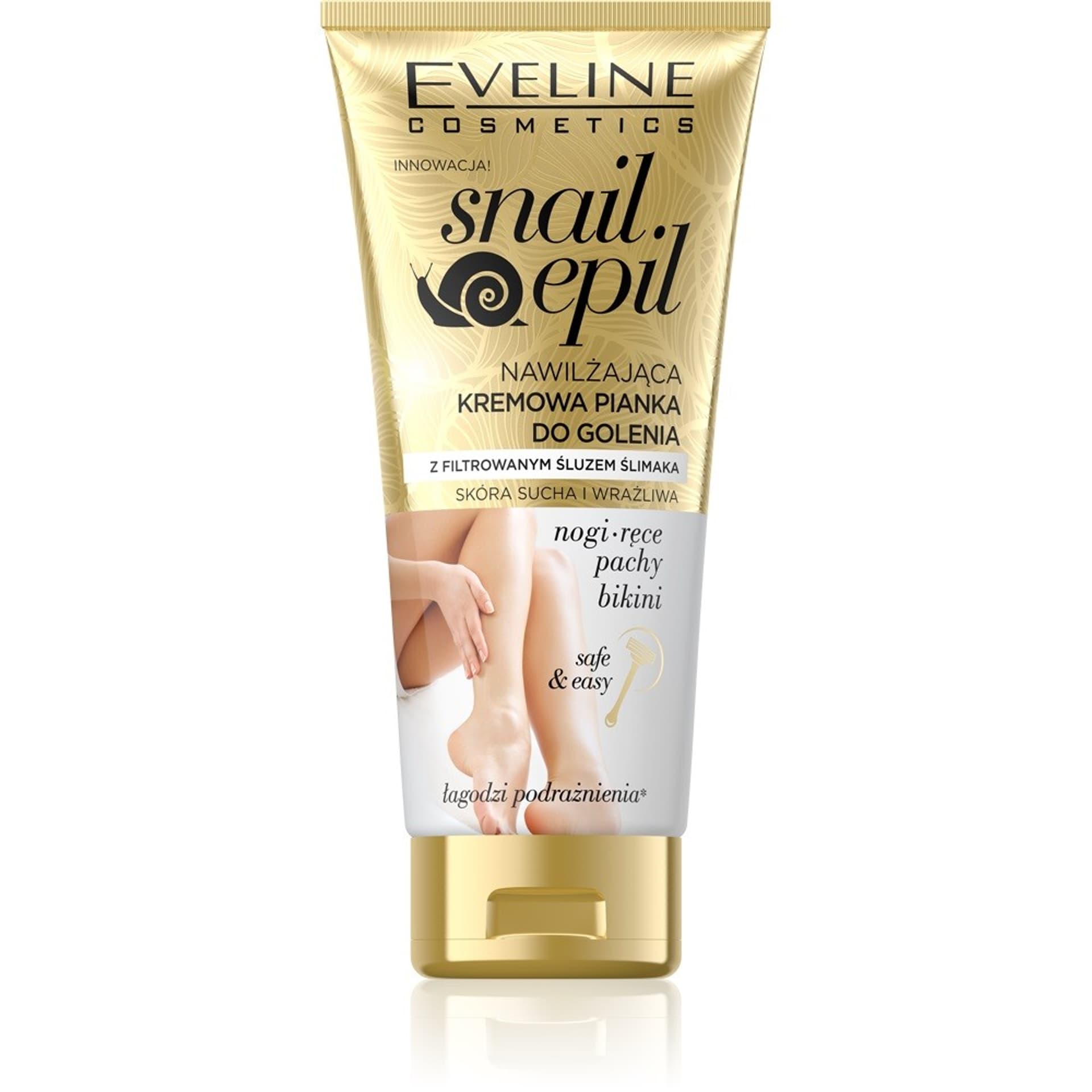 

Eveline Snail Epil Nawilżająca Kremowa Pianka do depilacji ze śluzem ślimaka-skóra sucha i wrażliwa 175ml