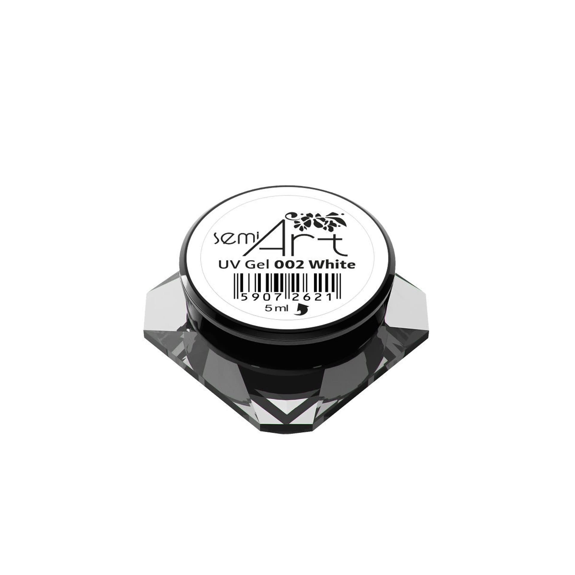 

SEMILAC Semi Art UV Lakier żelowy do zdobień 002 White 5ml