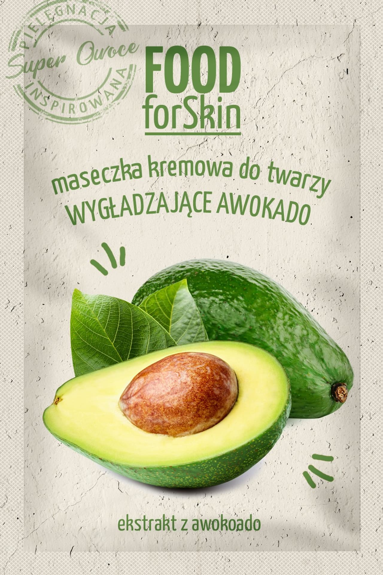 

Marion Food for Skin Maseczka kremowa do twarzy - wygładzające Awokado 6ml