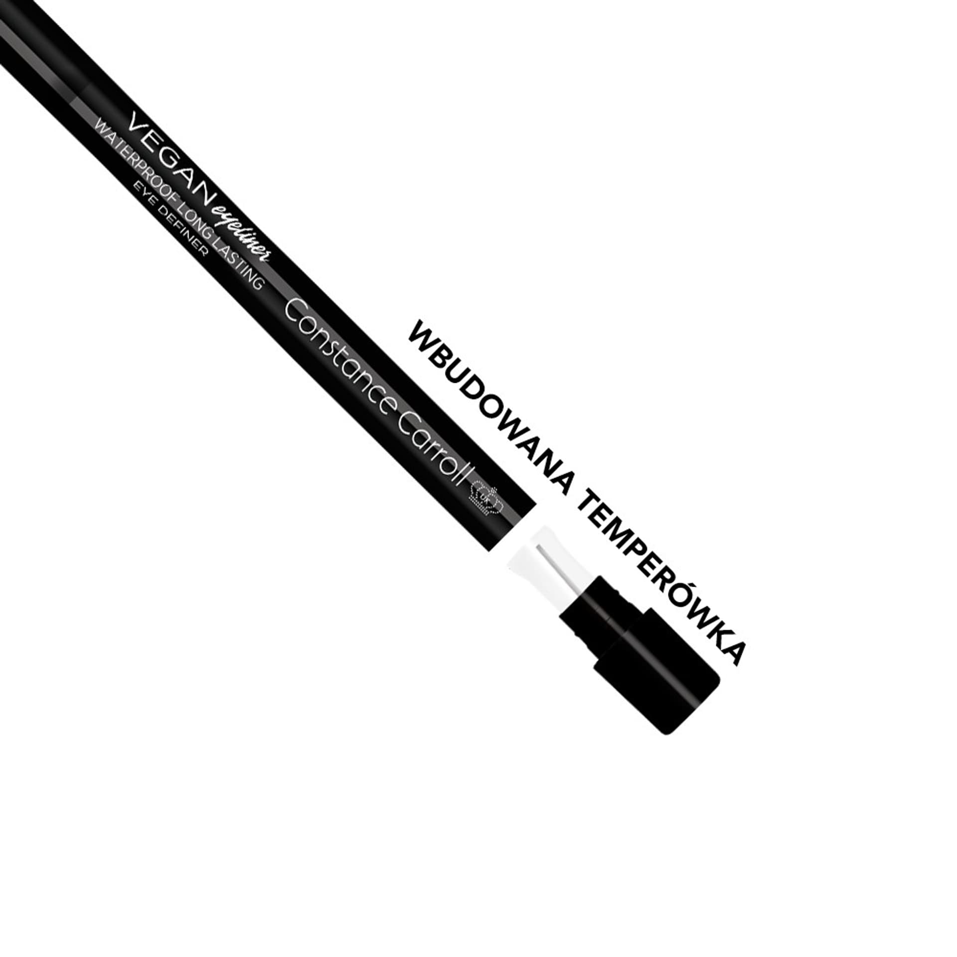 

Constance Carroll Vegan Eyeliner wodoodporny z temperówką 01 Black 1szt