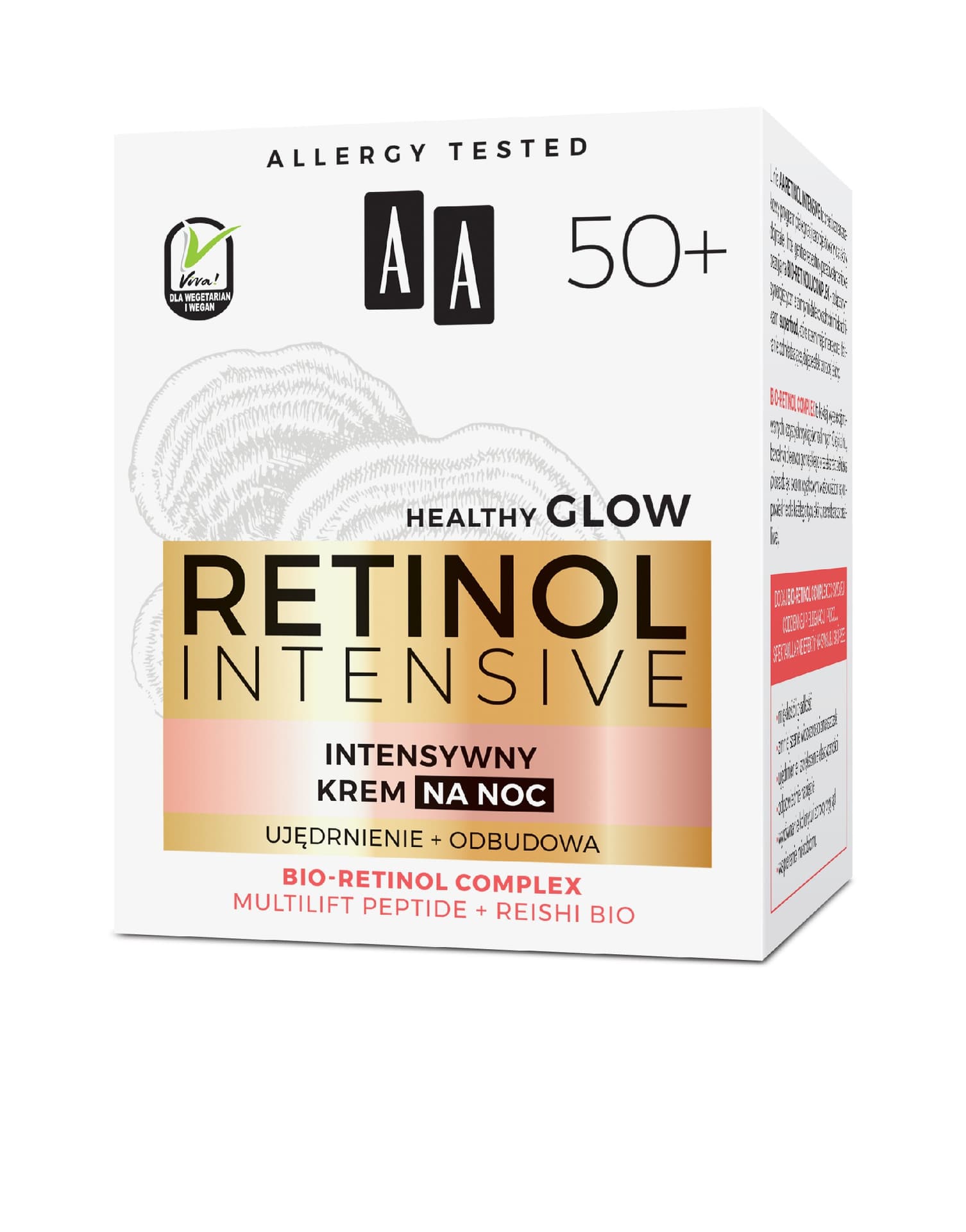 

AA Retinol Intensywny Krem na noc ujędrnienie - odbudowa 50+