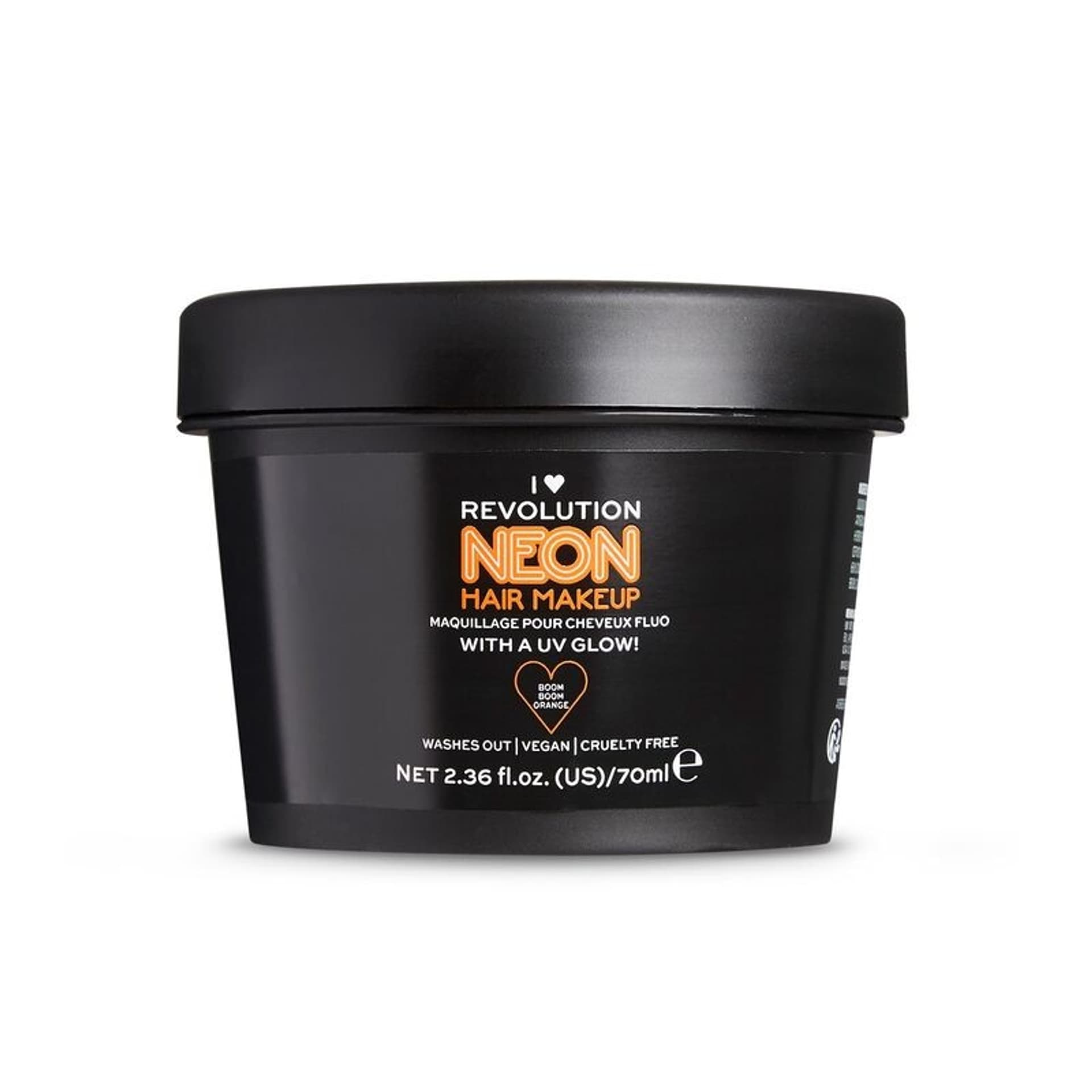 

I Heart Revolution Neon UV Hair Make Up Pasta koloryzująca do włosów Boom Boom Orange 70ml