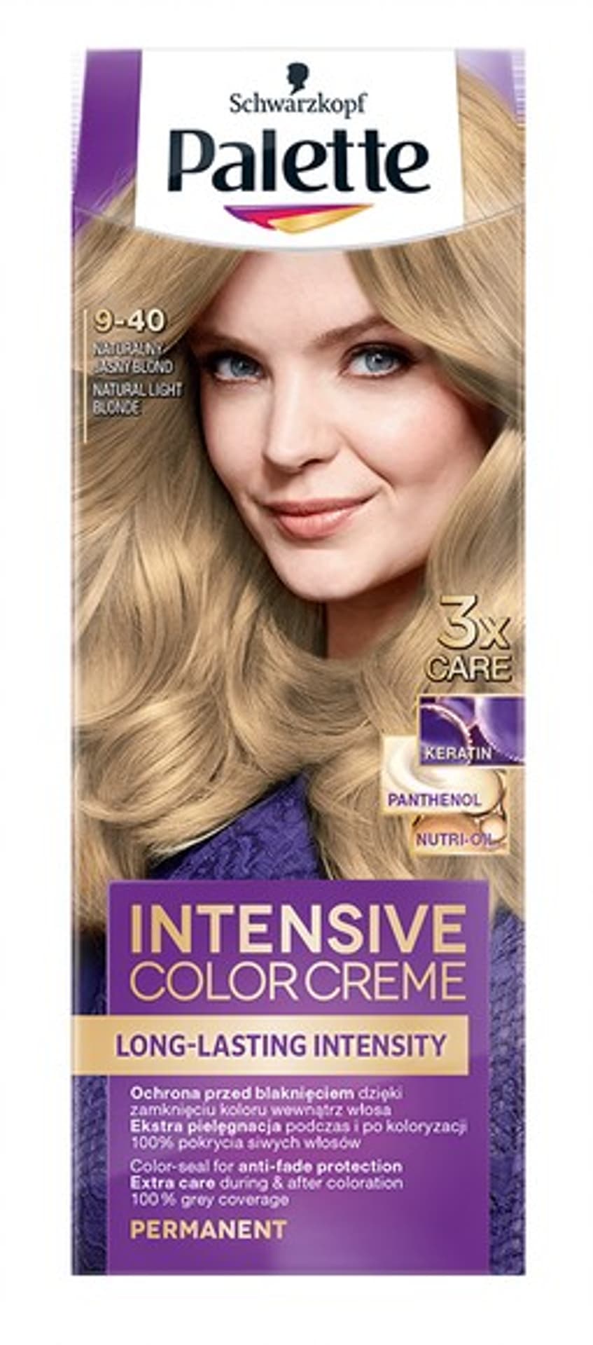 

H*PALETTE INTENS CREME 9-40 naturalny blond