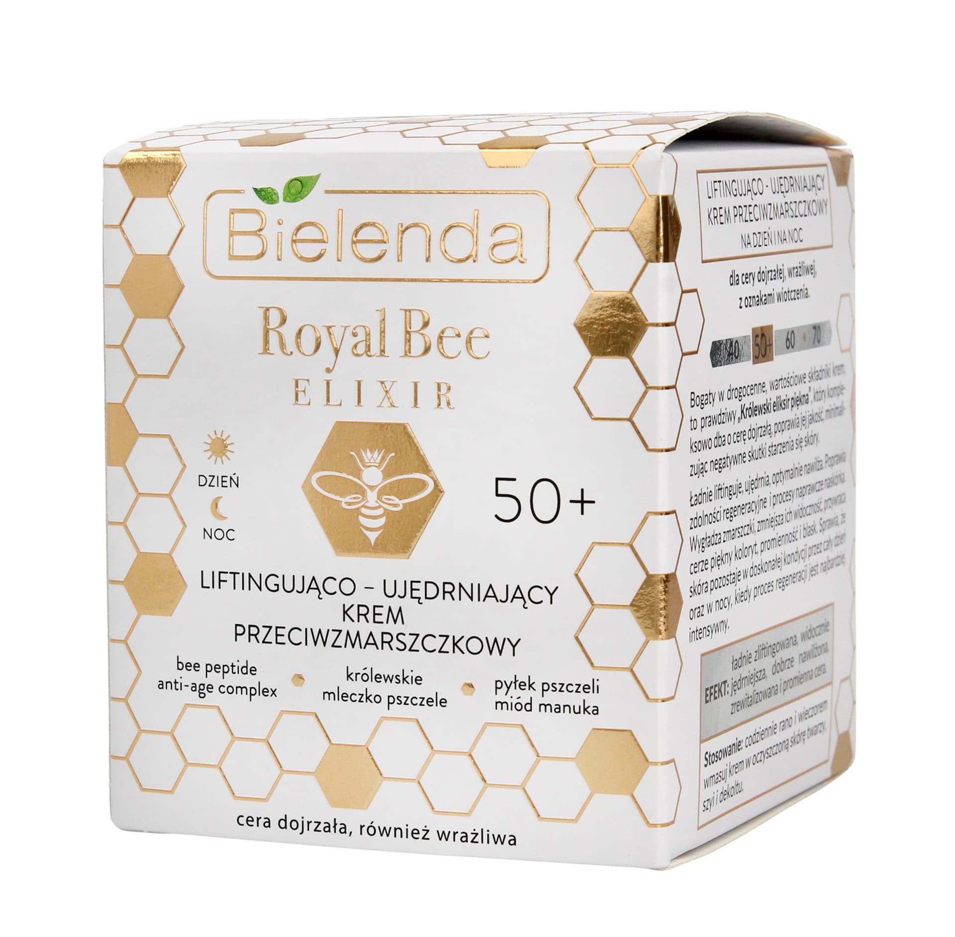 

Bielenda Royal Bee Elixir Krem przeciwzmarszczkowy50+