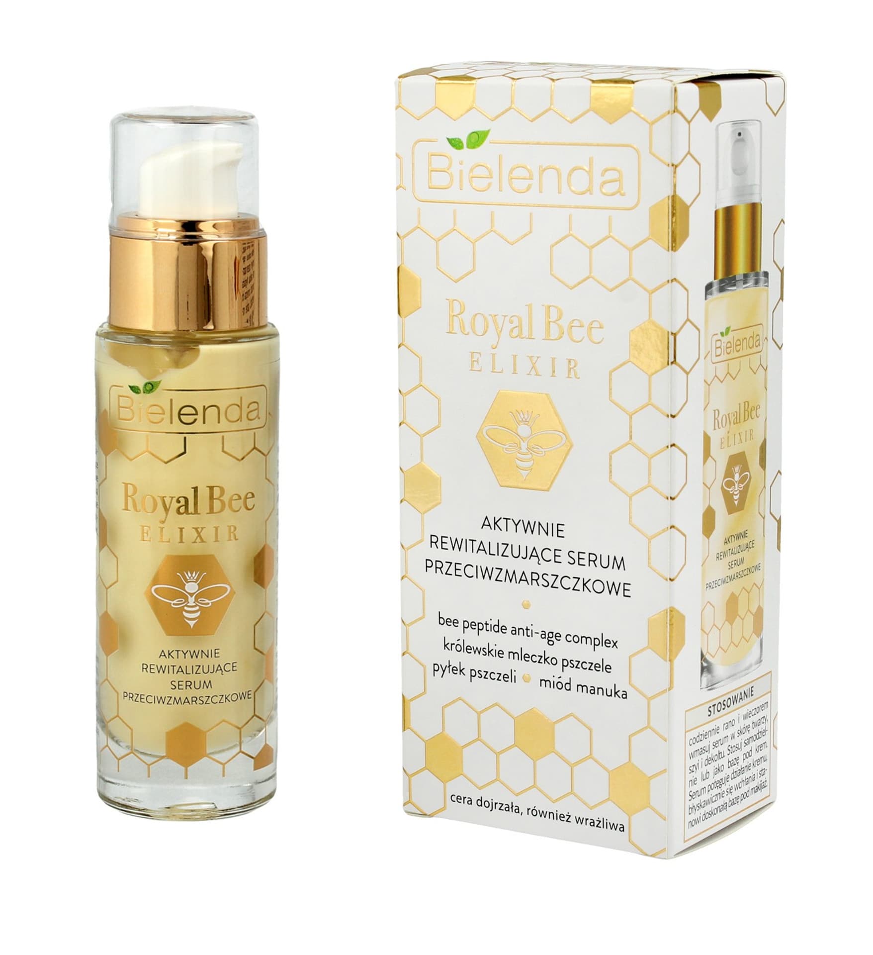 

Bielenda Royal Bee Elixir Aktywnie Rewitalizujące Serum przeciwzmarszczkowe 30ml