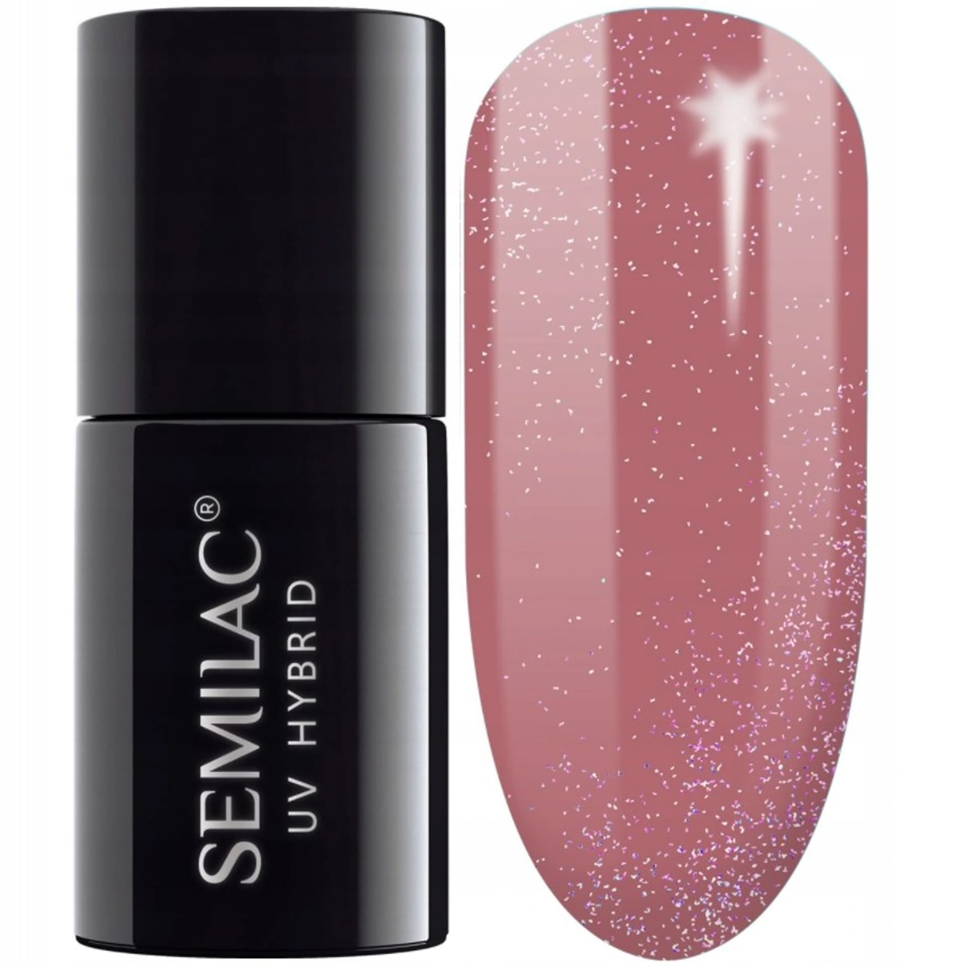 

SEMILAC Lakier hybrydowy 321 Shimmer Dust Caramel - 7 ml