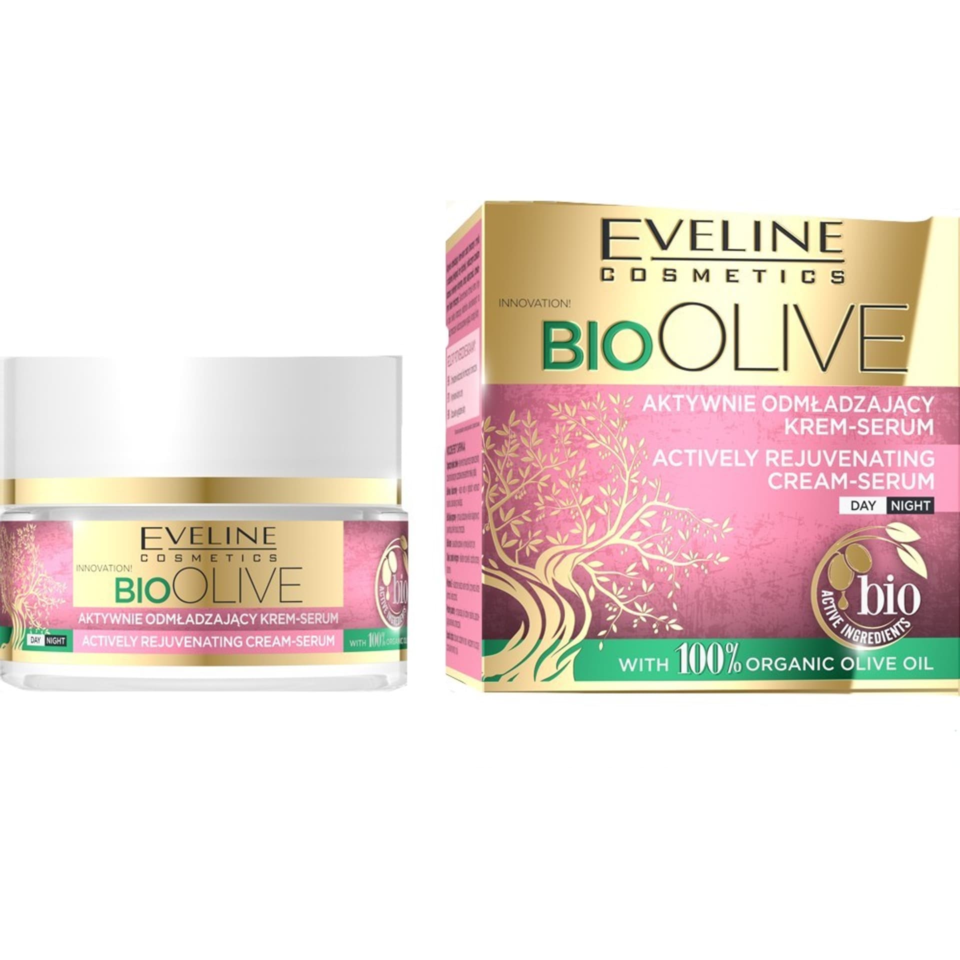 

Eveline Bio Olive Krem - Serum Aktywnie Odmładzające Na Noc