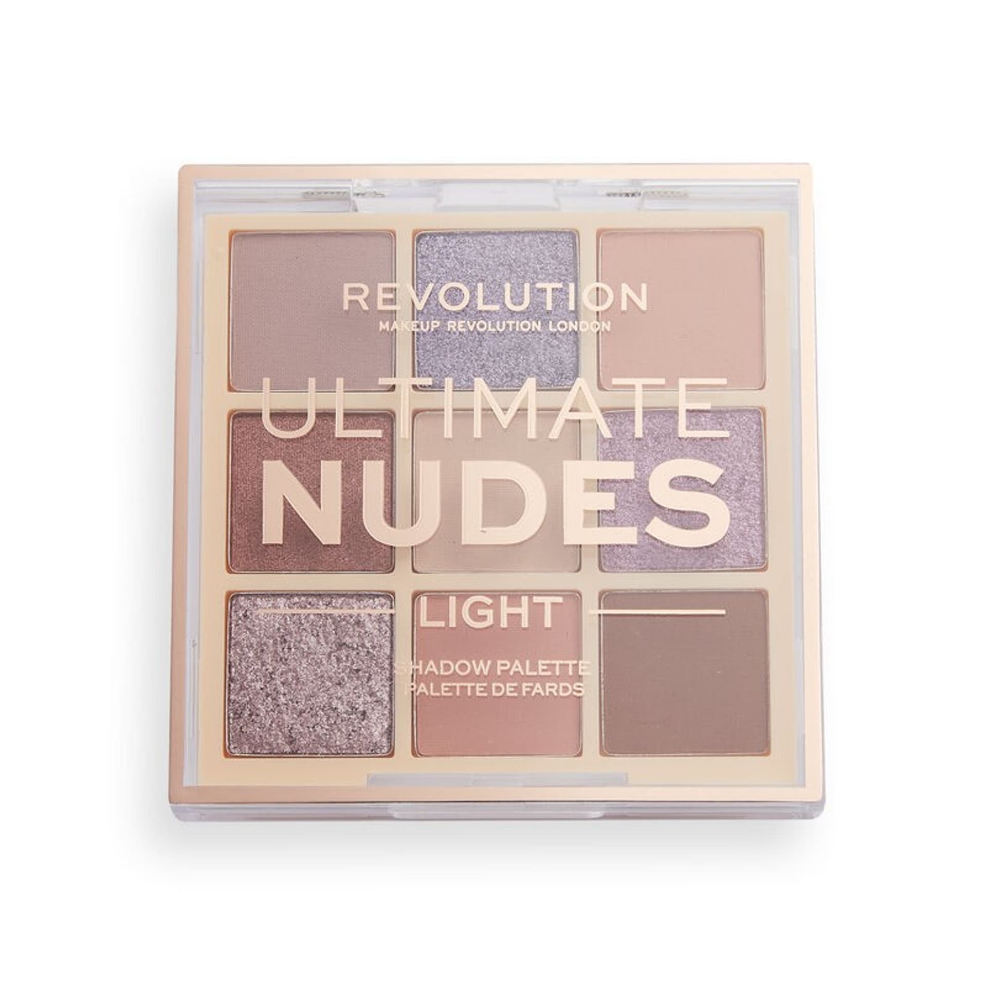 

Makeup Revolution Ultimate Nudes Shadow Palette Zestaw cieni do powiek Light 1szt