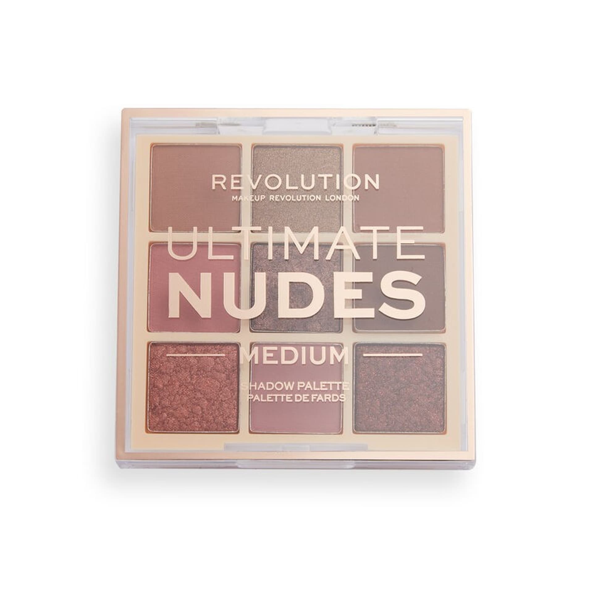 

Makeup Revolution Ultimate Nudes Shadow Palette Zestaw cieni do powiek Medium 1szt