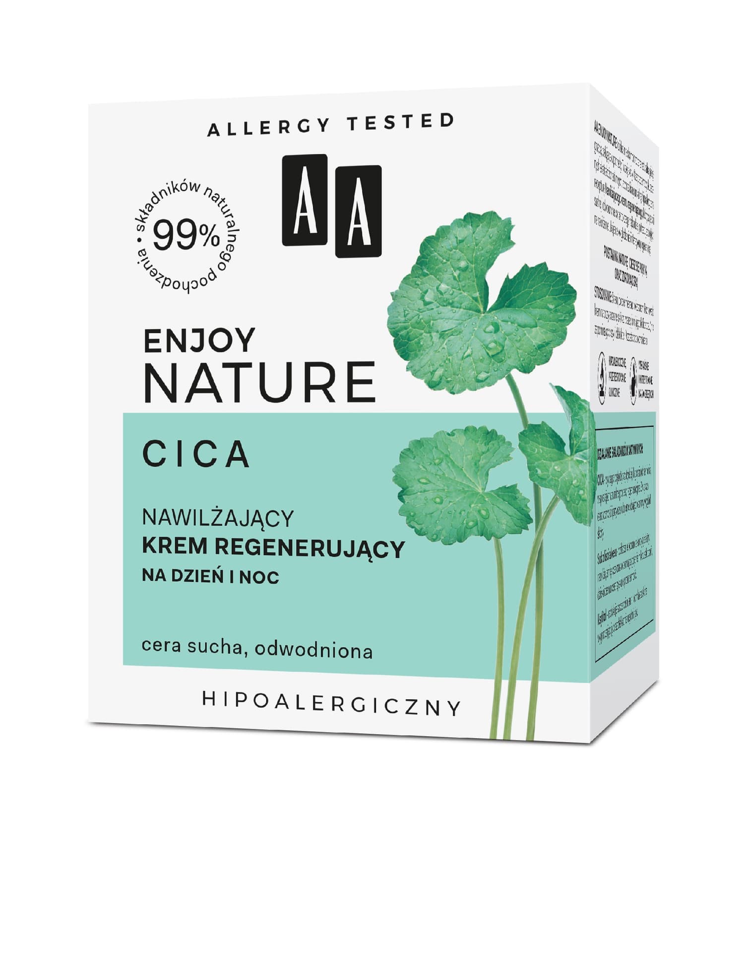 

AA Enjoy Nature Cica Nawilżający Krem regenerujący na dzień i noc 50ml