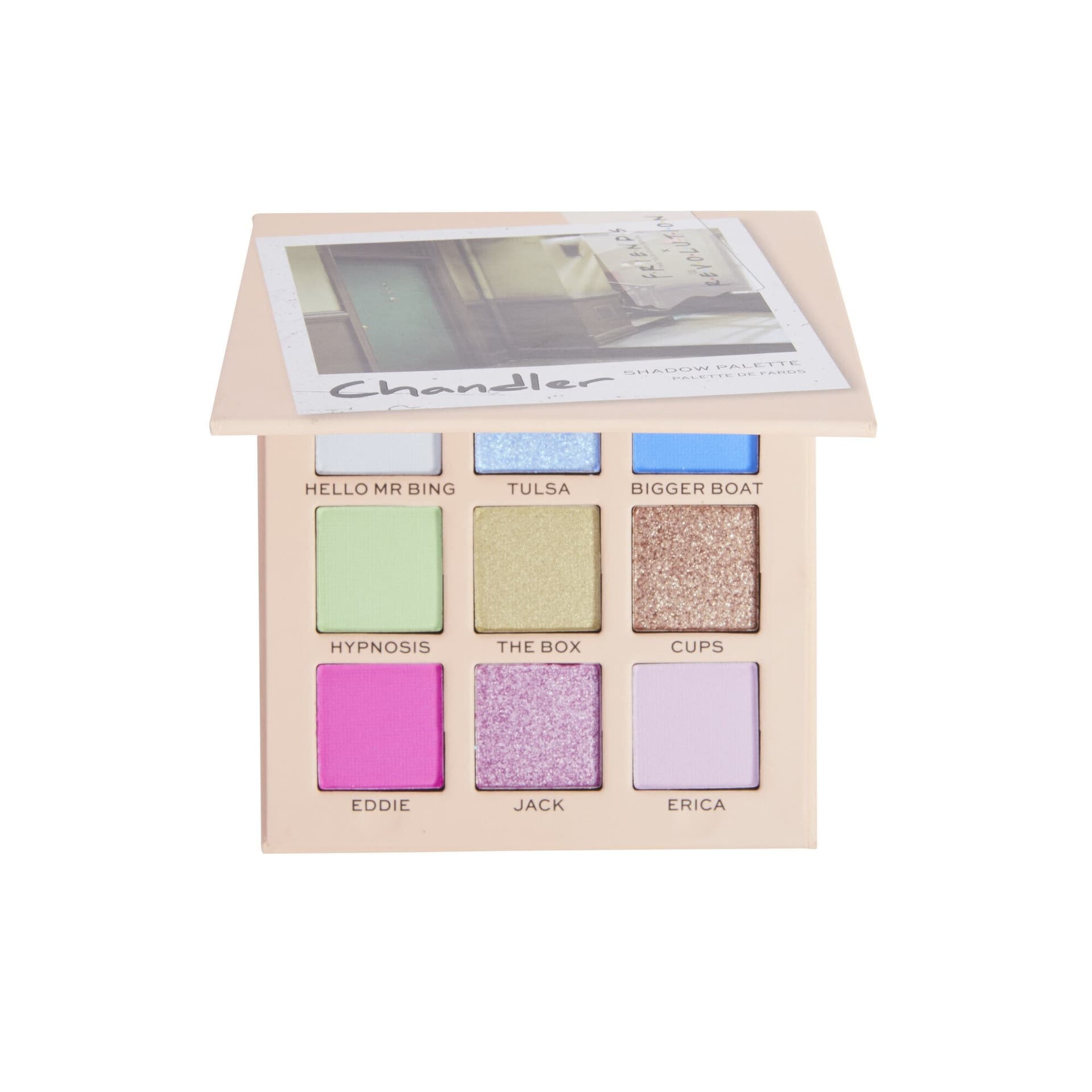 

Makeup Revolution Friends Cienie do powiek Chandler (9) 1op.