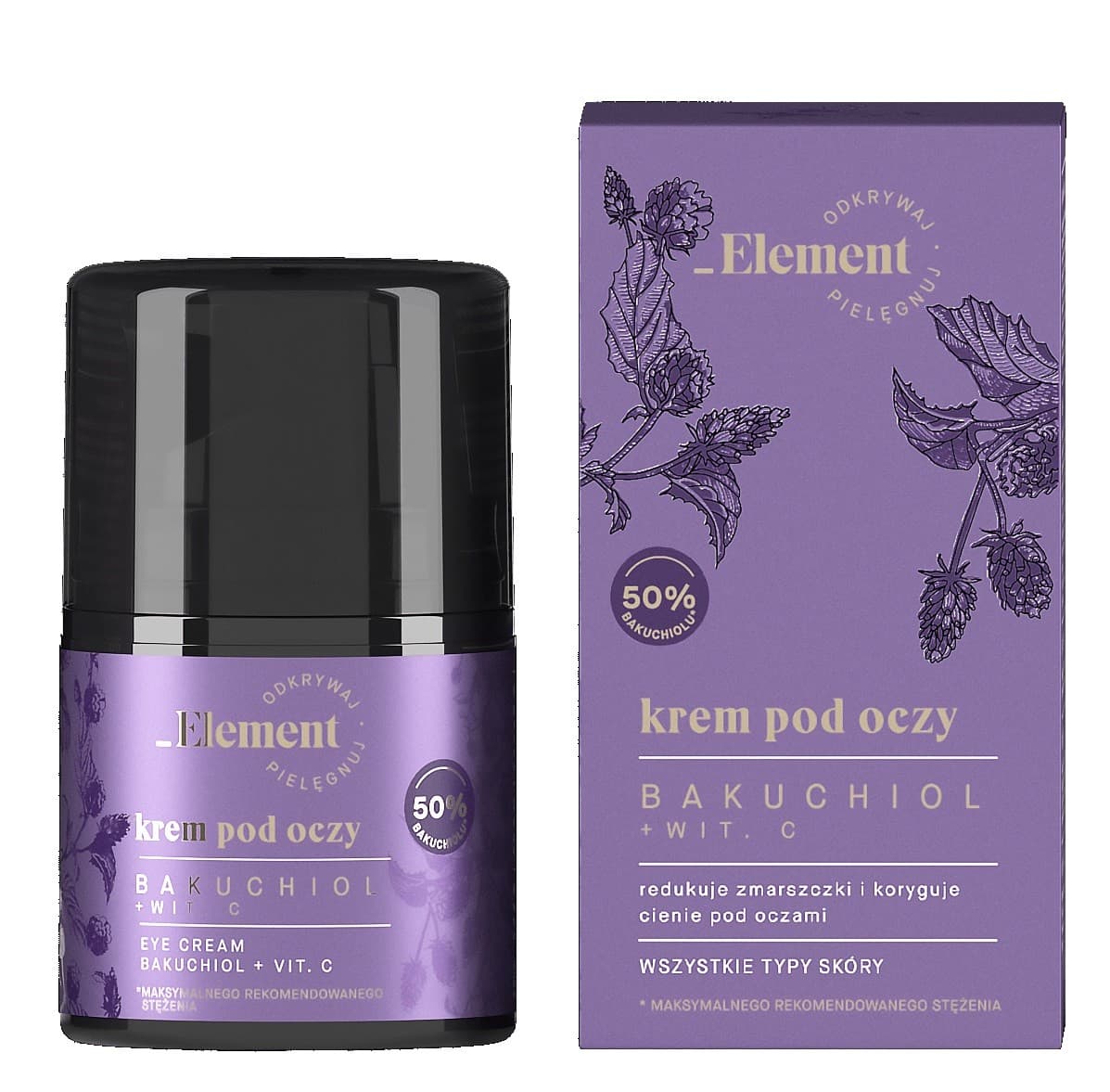 

ELFA ELEMENT Bakuchiol Krem pod oczy 30ml