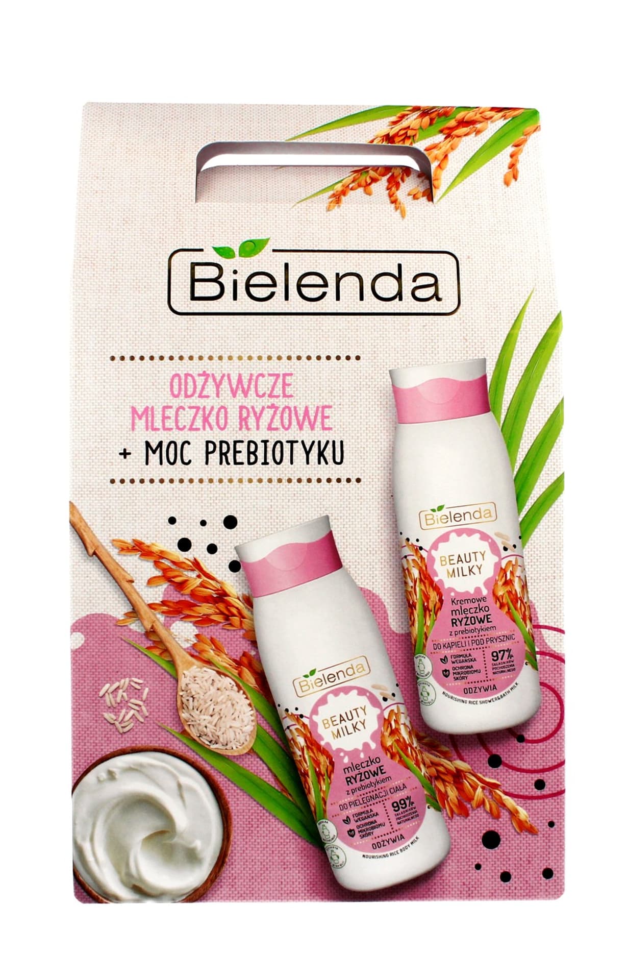 

Bielenda Zestaw Beauty Milk Kremowe Mleczko Ryżowe